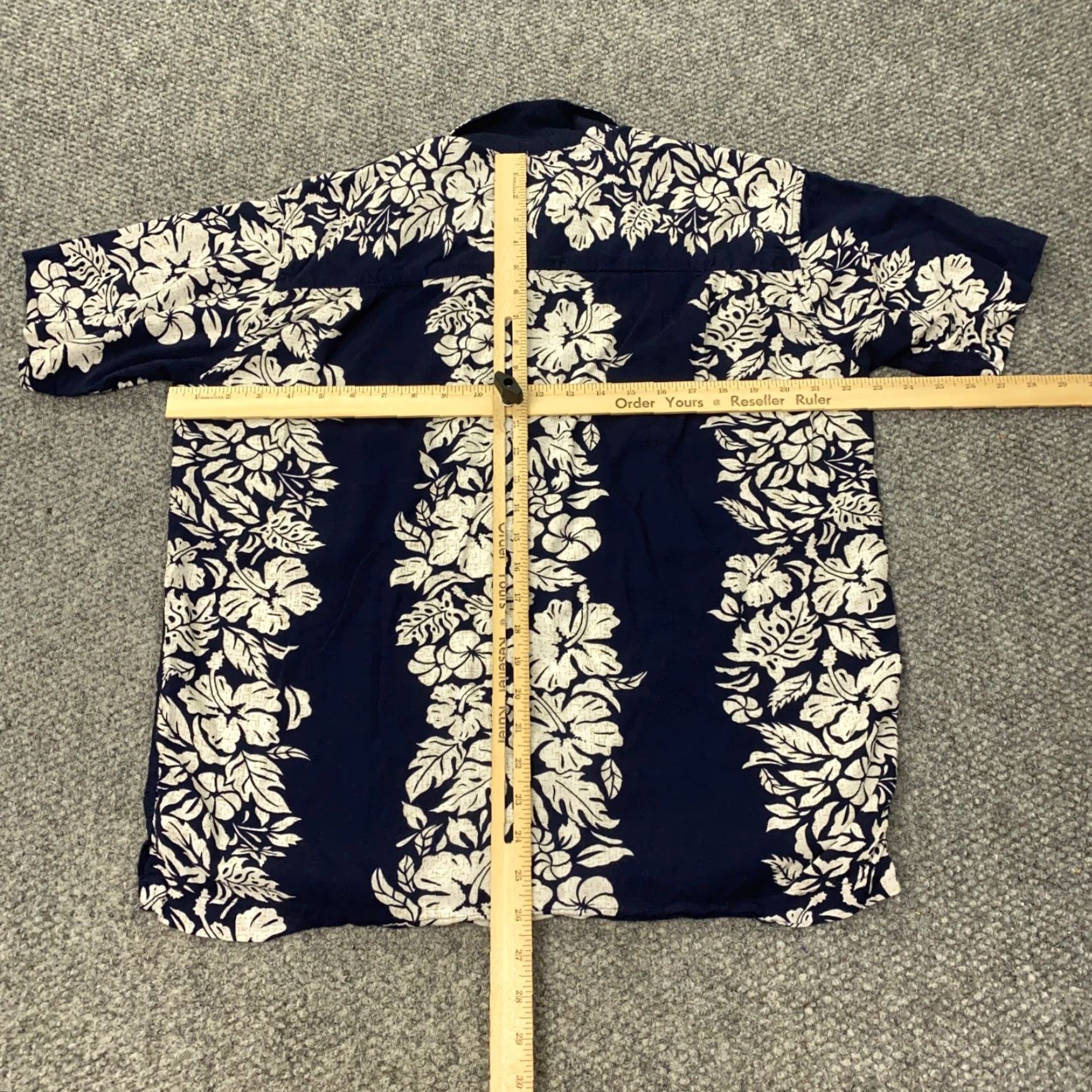 Vintage Steve & Barry's Classic Hawaiian Shirt Mens Large Blue Floral Beach Size US L / EU 52-54 / 3 - 6 Thumbnail