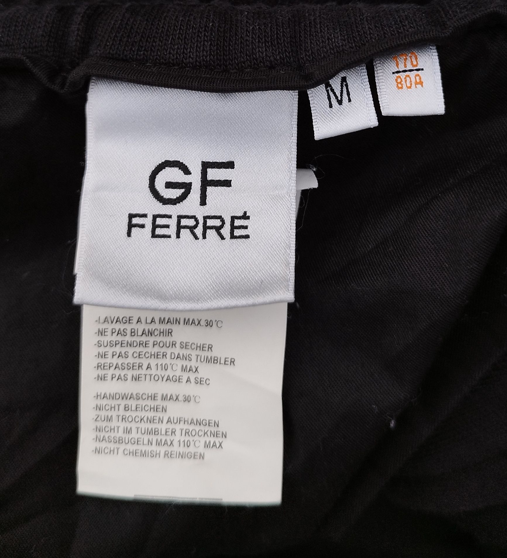 GF Ferre × Gianfranco Ferre Gf Ferre black sweatpant Size US 30 / EU 46 - 6 Thumbnail