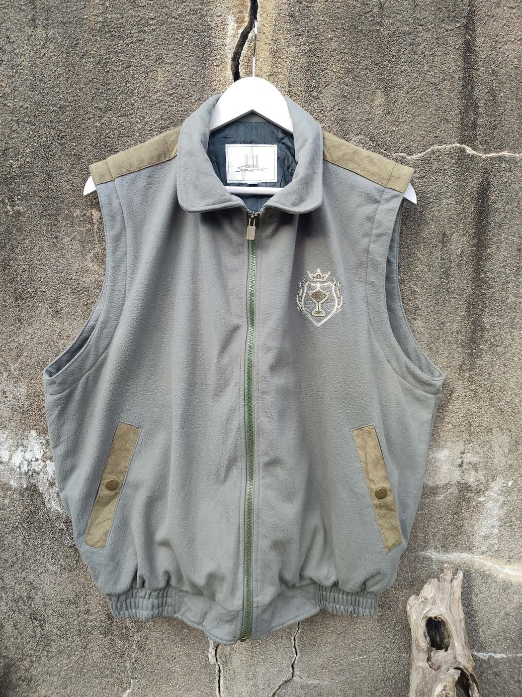 Alfred Dunhill Vintage Dunhill Sport Fleece Vest - Rare Japanese Edition Size US L / EU 52-54 / 3 - 1 Thumbnail