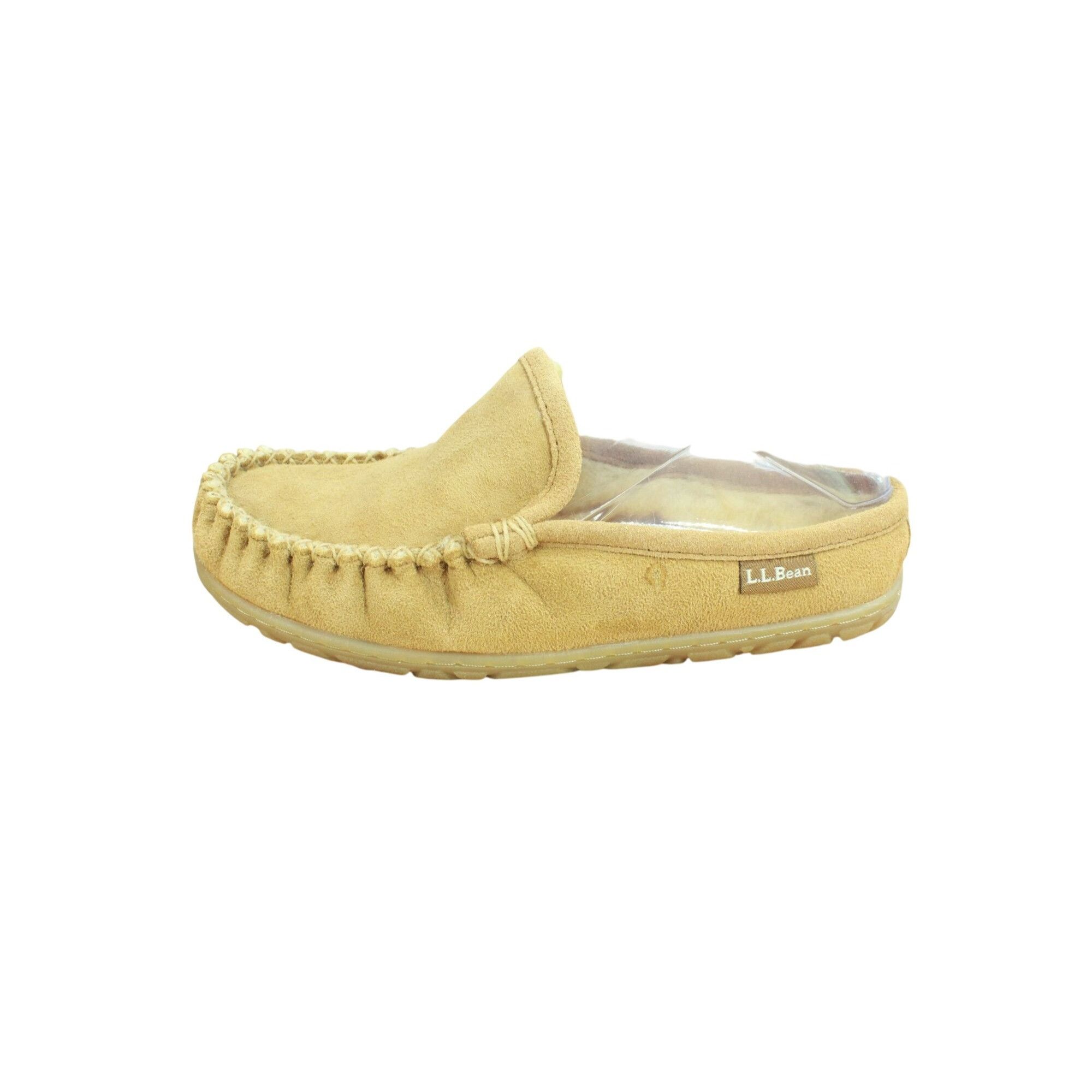 L.L. Bean LL Bean Wicked Good Shearling Moccasin Slippers Size US 5 / IT 35 - 1 Thumbnail