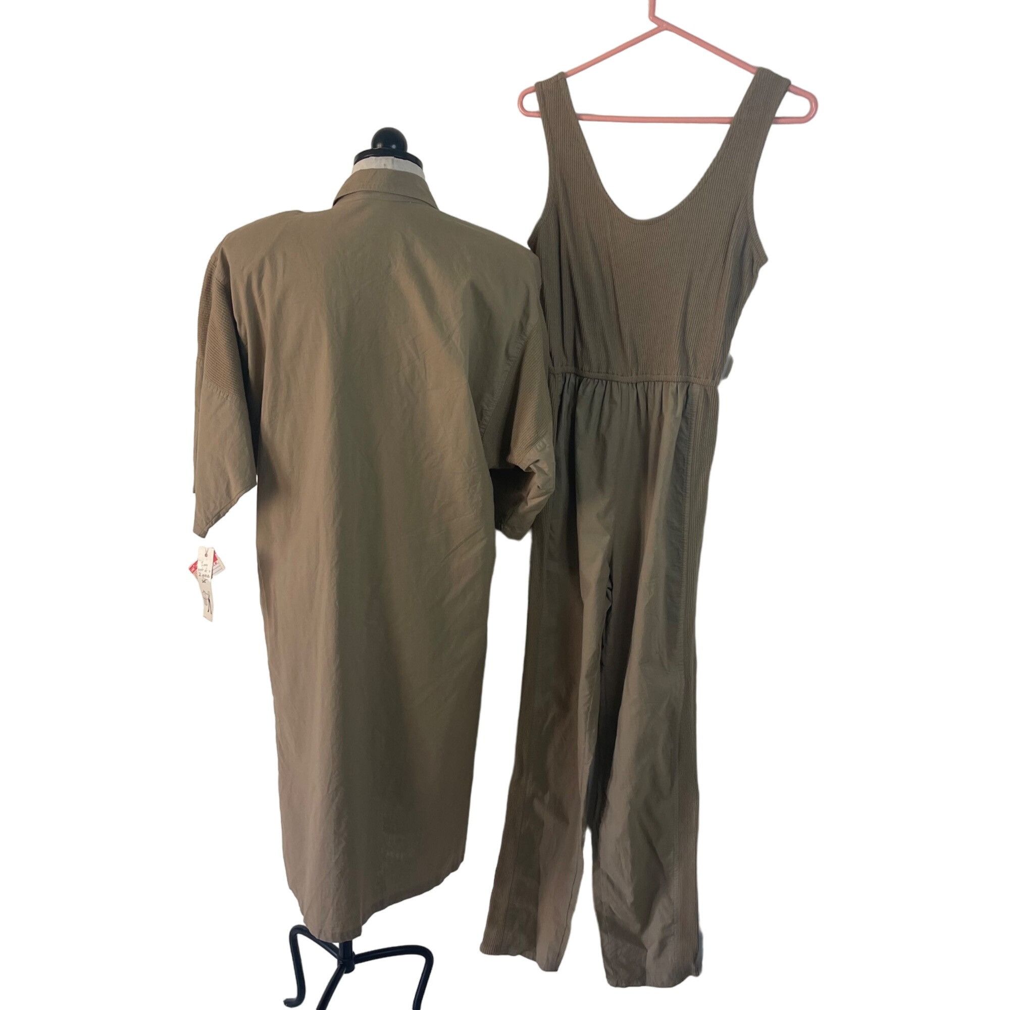 Vintage Peaches My Love Vintage Womens Jumpsuit Jacket Size 30" / US 8 / IT 44 - 2 Thumbnail