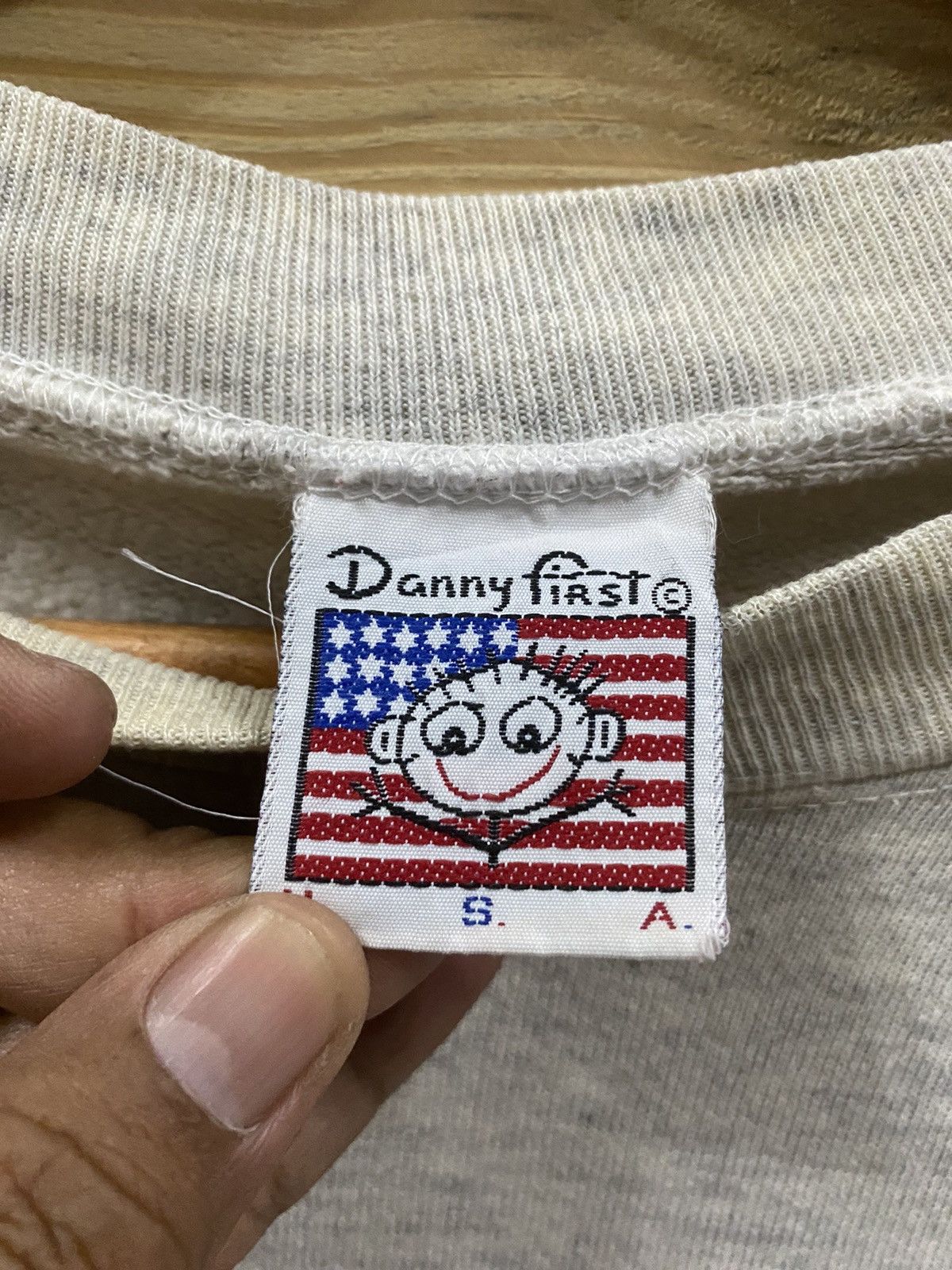 Vintage Vintage DANNY FIRST embroidery logo crewneck Size US L / EU 52-54 / 3 - 6 Thumbnail