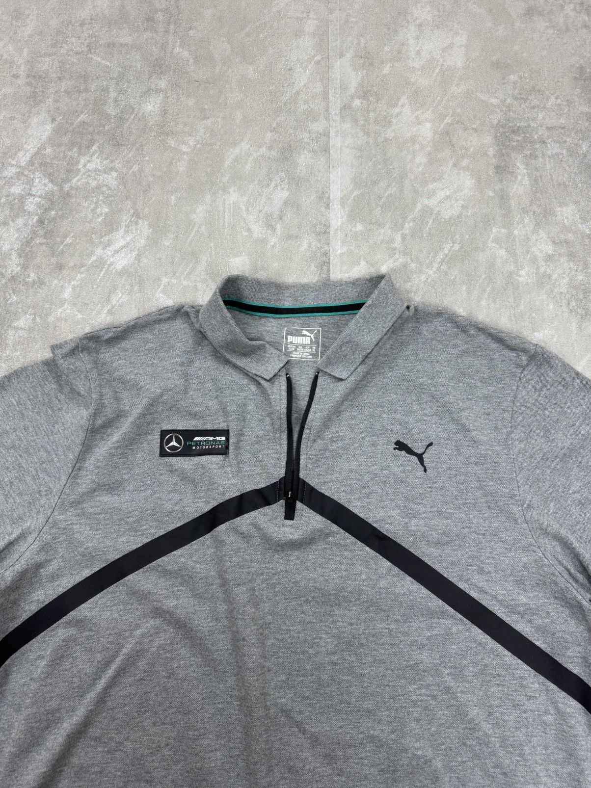 Mercedes-Benz × Puma Puma Mercedes AMG Petronas Motorsport Polo shirt Mens XL Size US XL / EU 56 / 4 - 2 Thumbnail