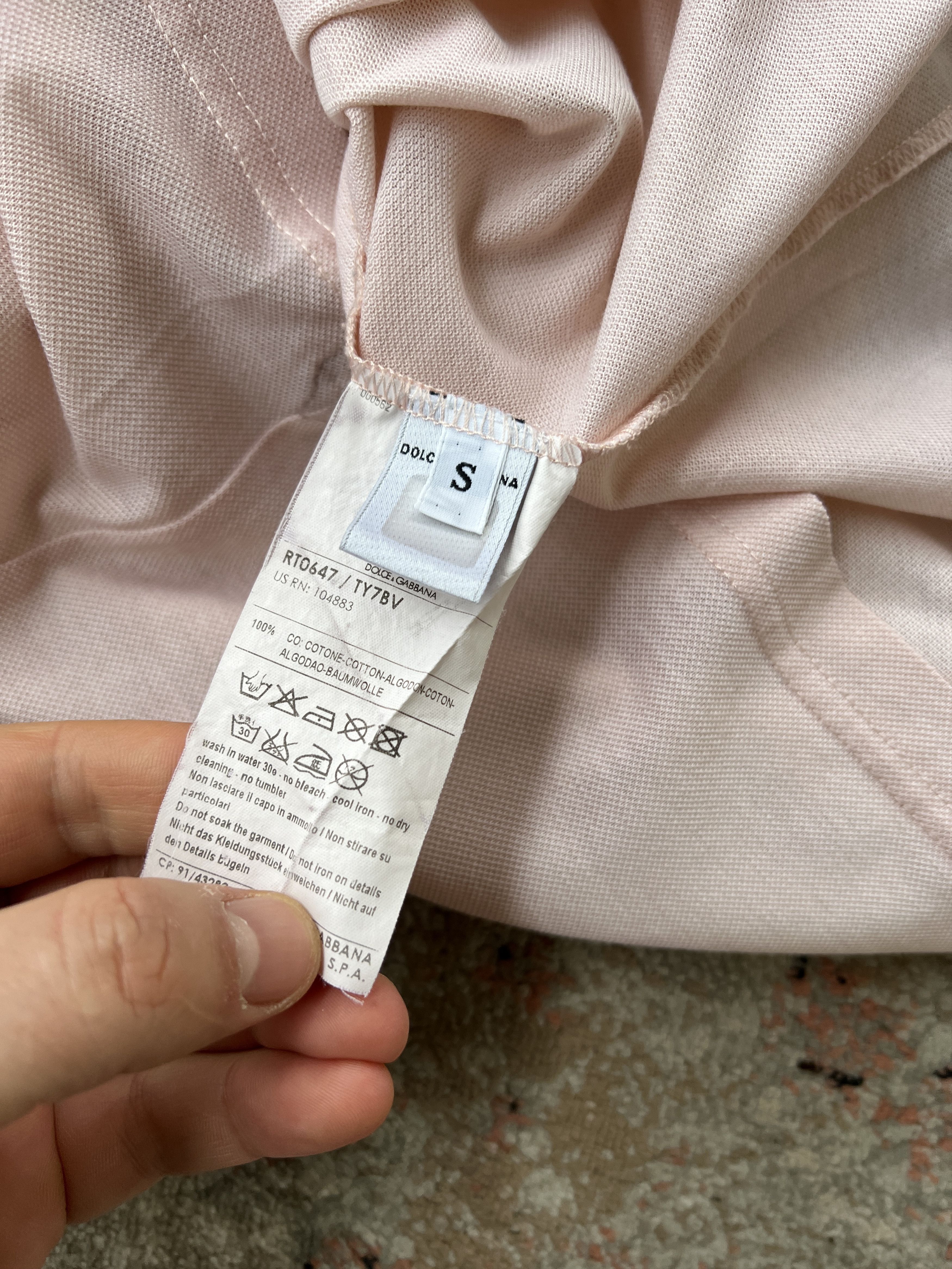 Dolce & Gabbana Dolce & Gabbana Polo Tee Size S / US 4 / IT 40 - 5 Thumbnail