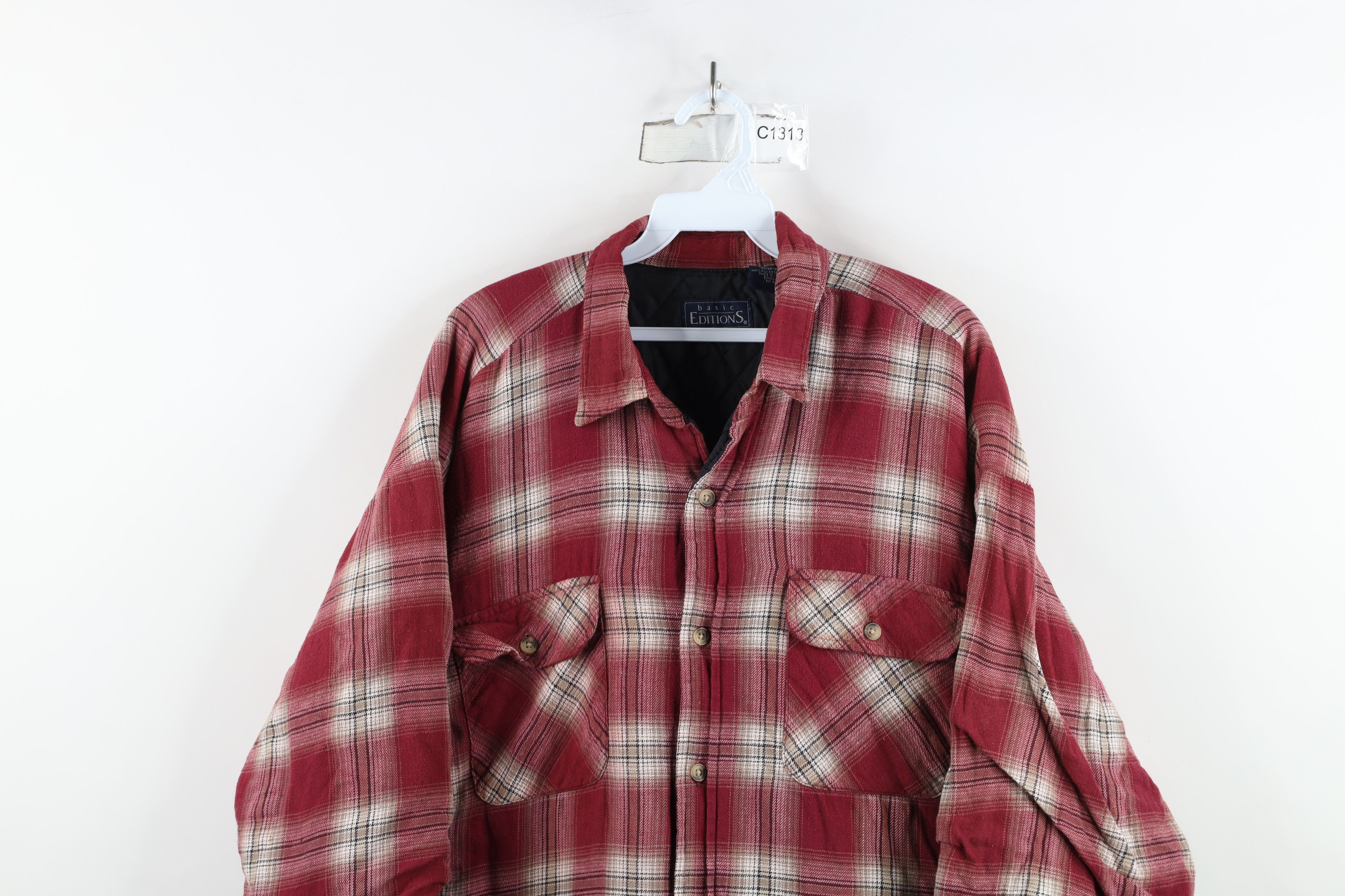 Vintage Vintage 90s Streetwear Flannel Shirt Jacket Jac Shirt Size US L / EU 52-54 / 3 - 2 Thumbnail