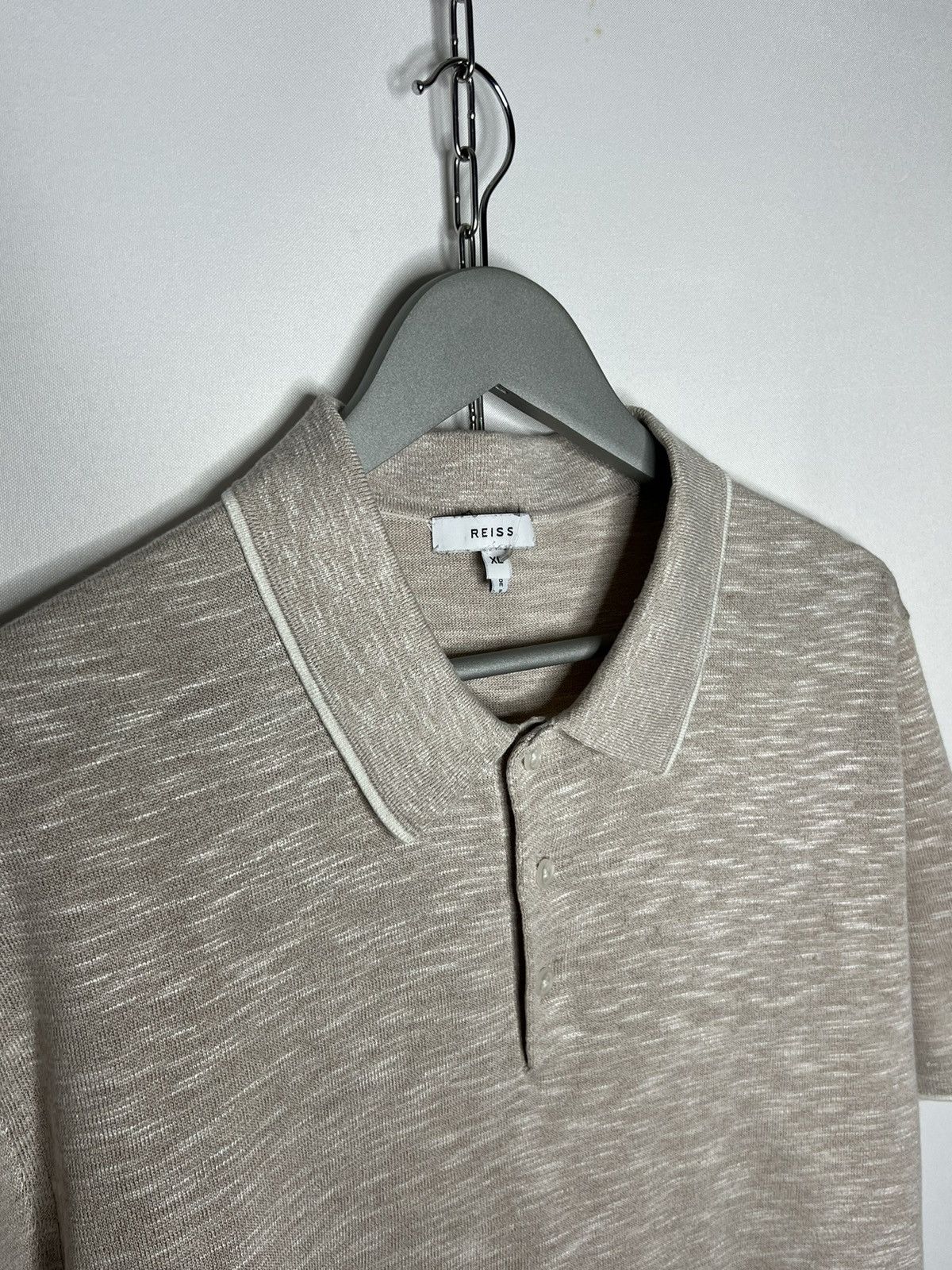 Reiss 💰 Reiss Luxury Polo Shirt Short Sleeve Tee 💰 Size US XL / EU 56 / 4 - 5 Thumbnail