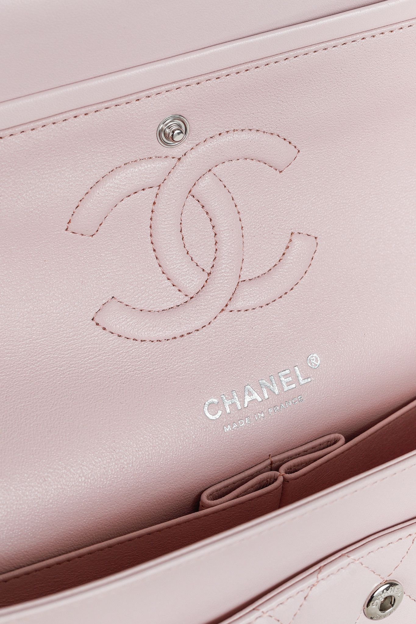 Chanel Chanel 18S Lambskin Quilted Classic Medium Double Flap Size ONE SIZE - 12 Thumbnail
