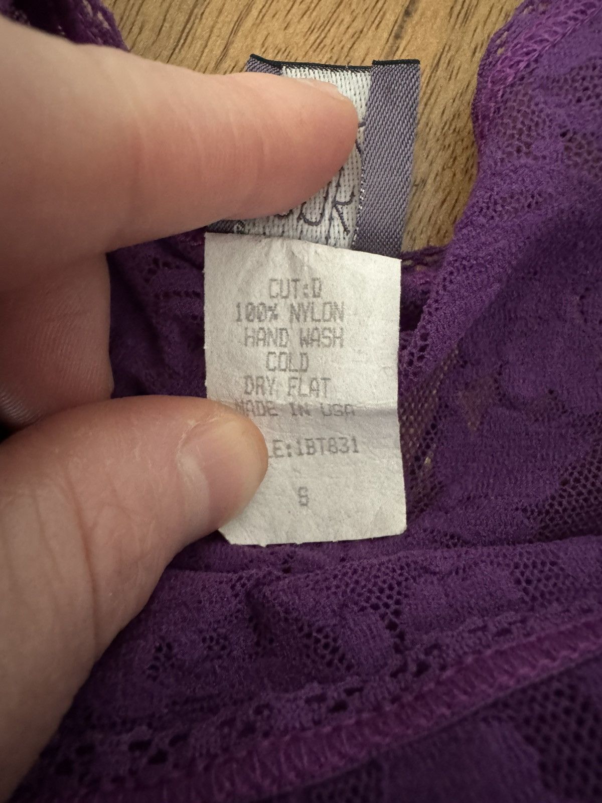 Designer × Other Hanky Panky Purple Lace Camisole Tank Top Sz S Size S / US 4 / IT 40 - 3 Thumbnail