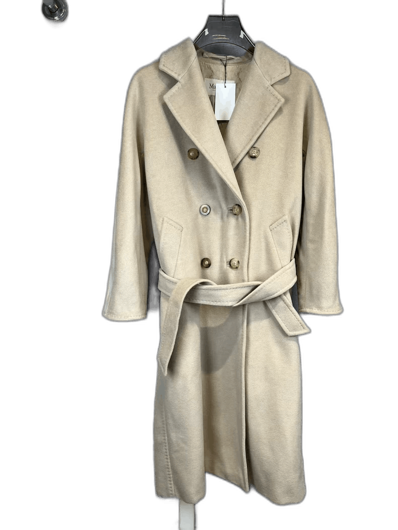 Max Mara MaxMara Beige Wool Overcoat Size 38 Size US M / EU 48-50 / 2 - 1 Thumbnail