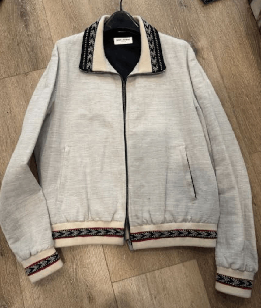 Saint Laurent Paris Saint Laurent beige bomber jacket Size US M / EU 48-50 / 2 - 3 Thumbnail