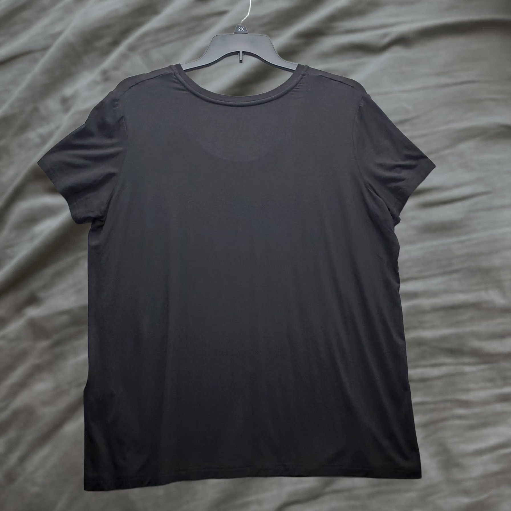 Joseph Ribkoff Joseph Ribkoff Womens Tee Shirt Black Rhinestone Logo Detail Short Sleeve XL Size XL / US 12-14 / IT 48-50 - 1 Thumbnail