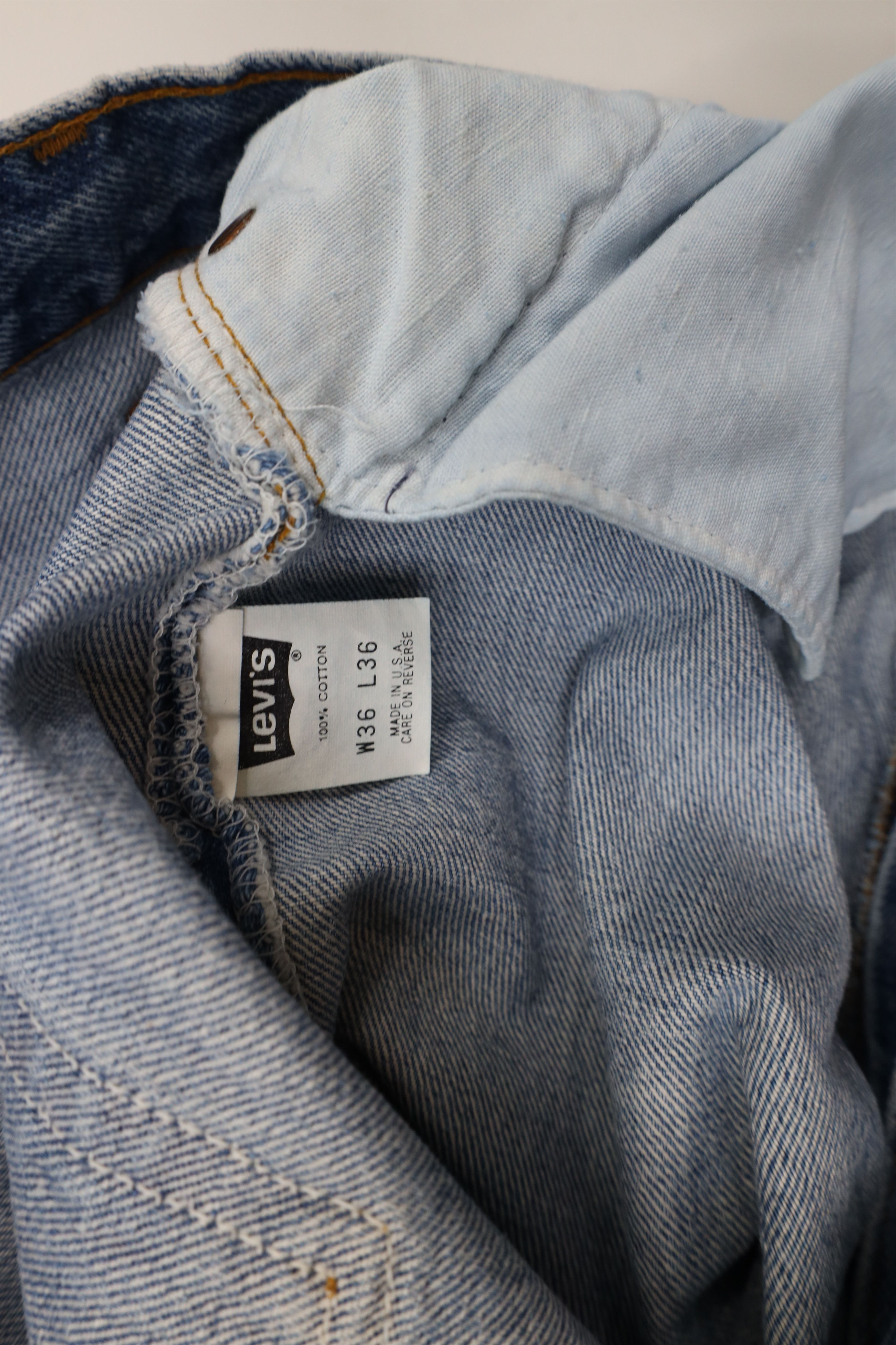 Levi's × Vintage Vintage 80s 90s Levis 501xx Fly Original Fit Jeans USA Size US 33 - 8 Thumbnail