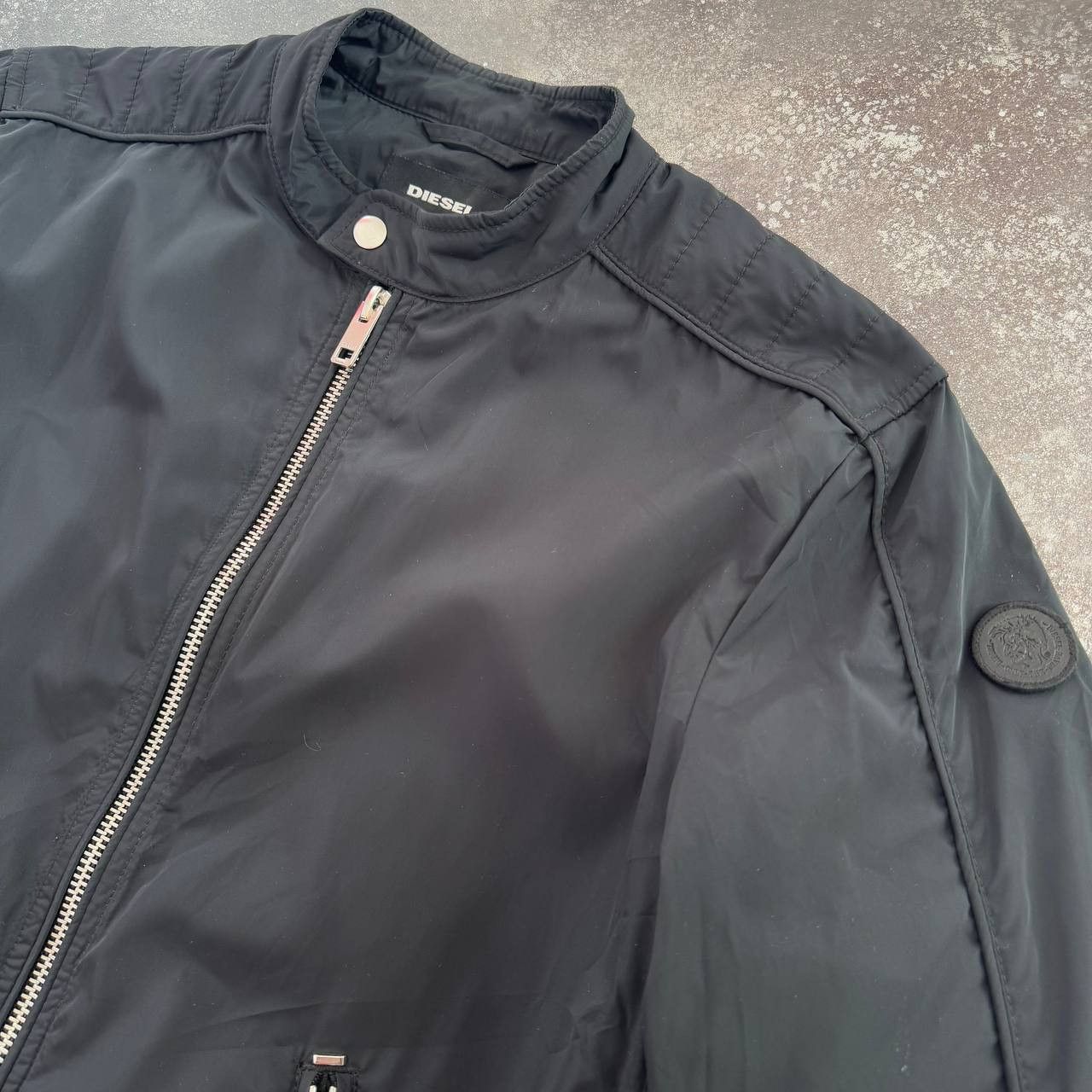 Diesel Diesel Zip Details Biker Bomber Jacket Size US L / EU 52-54 / 3 - 8 Thumbnail