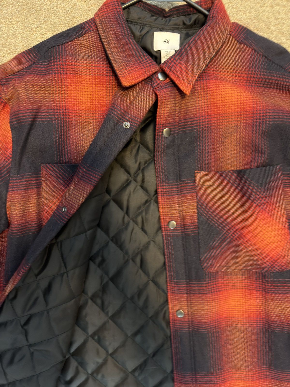 H&M Padded Flannel Size US XL / EU 56 / 4 - 3 Thumbnail