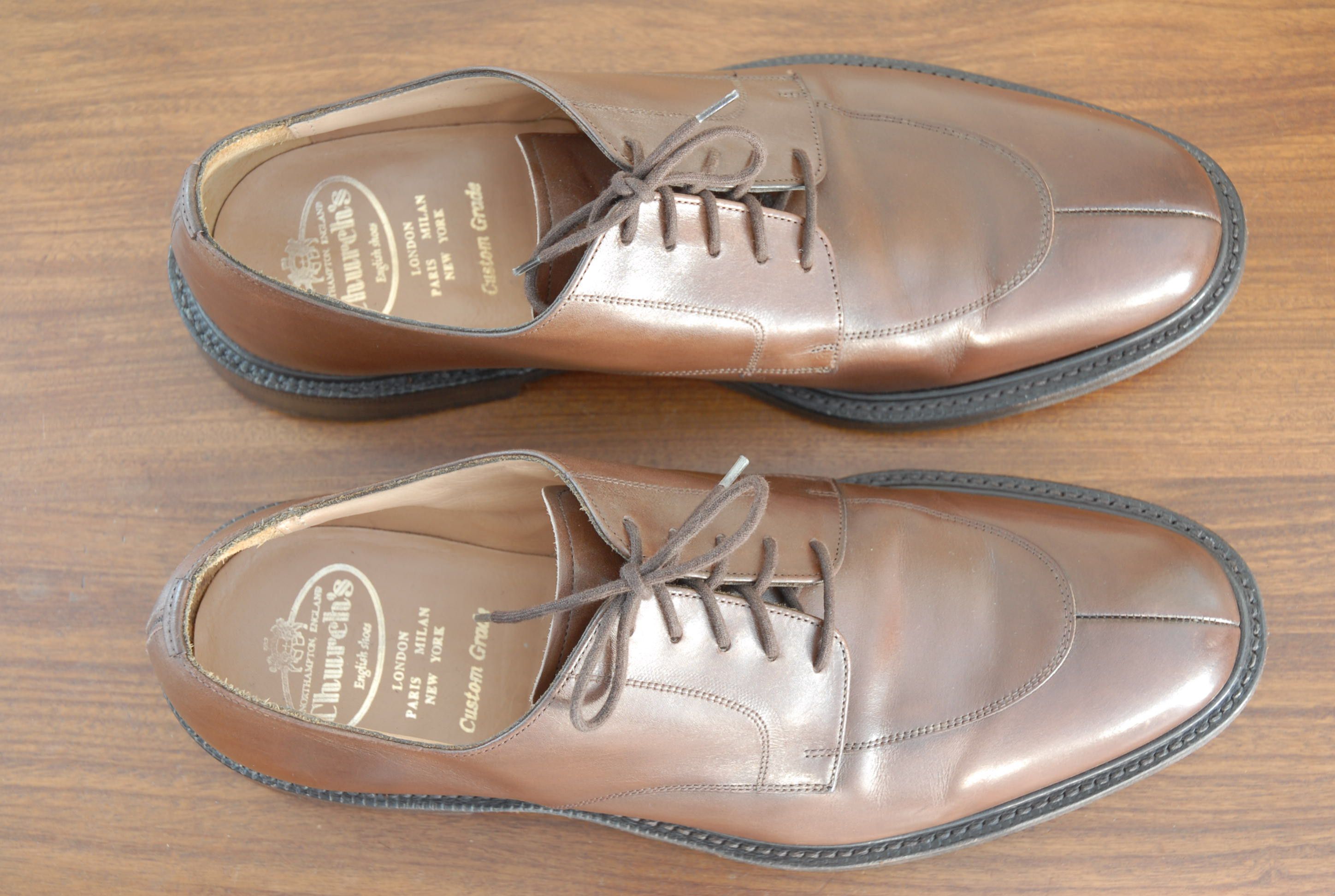 Church's Custom Grade Carne brown calf split toe derby Size US 10 / EU 43 - 6 Thumbnail