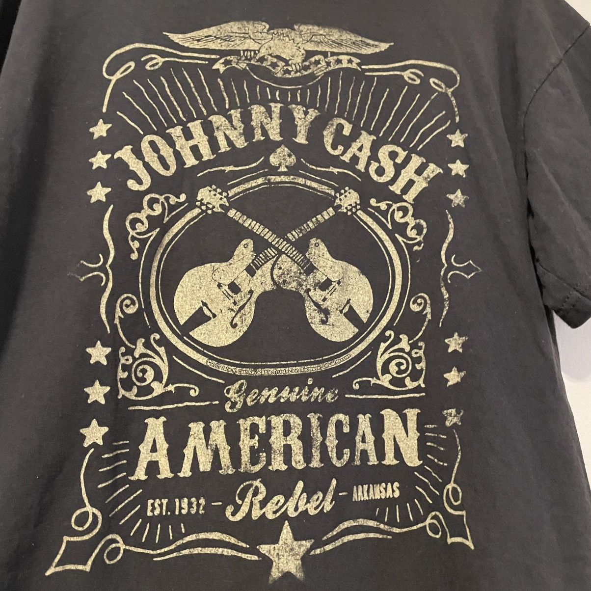 Band Tees Johnny Cash Black Short Sleeve Vintage Graphic T Shirt Size US L / EU 52-54 / 3 - 2 Thumbnail