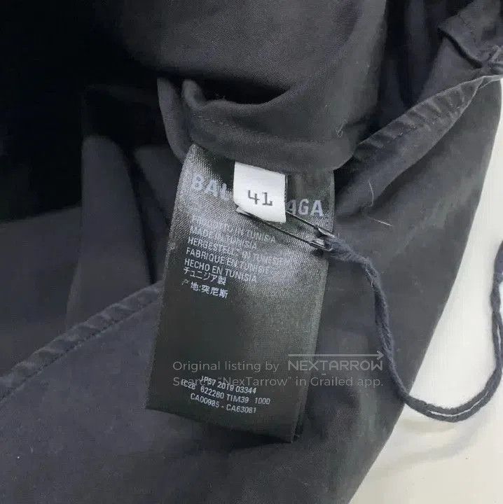 Balenciaga Balenciaga Short Sleeve Shirt in Black. Size US M / EU 48-50 / 2 - 2 Thumbnail