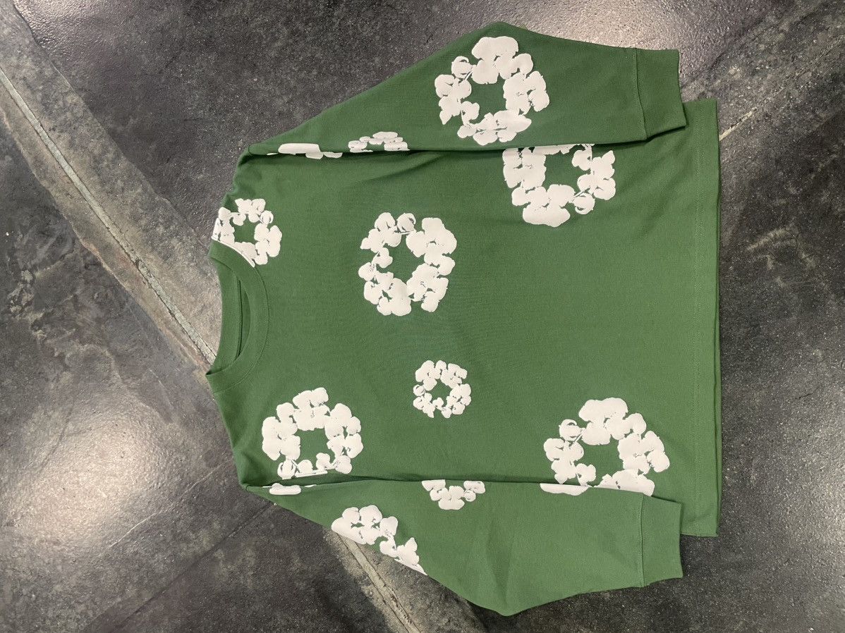 DENIM TEARS Denim Tears L/S Green Size US L / EU 52-54 / 3 - 1 Thumbnail