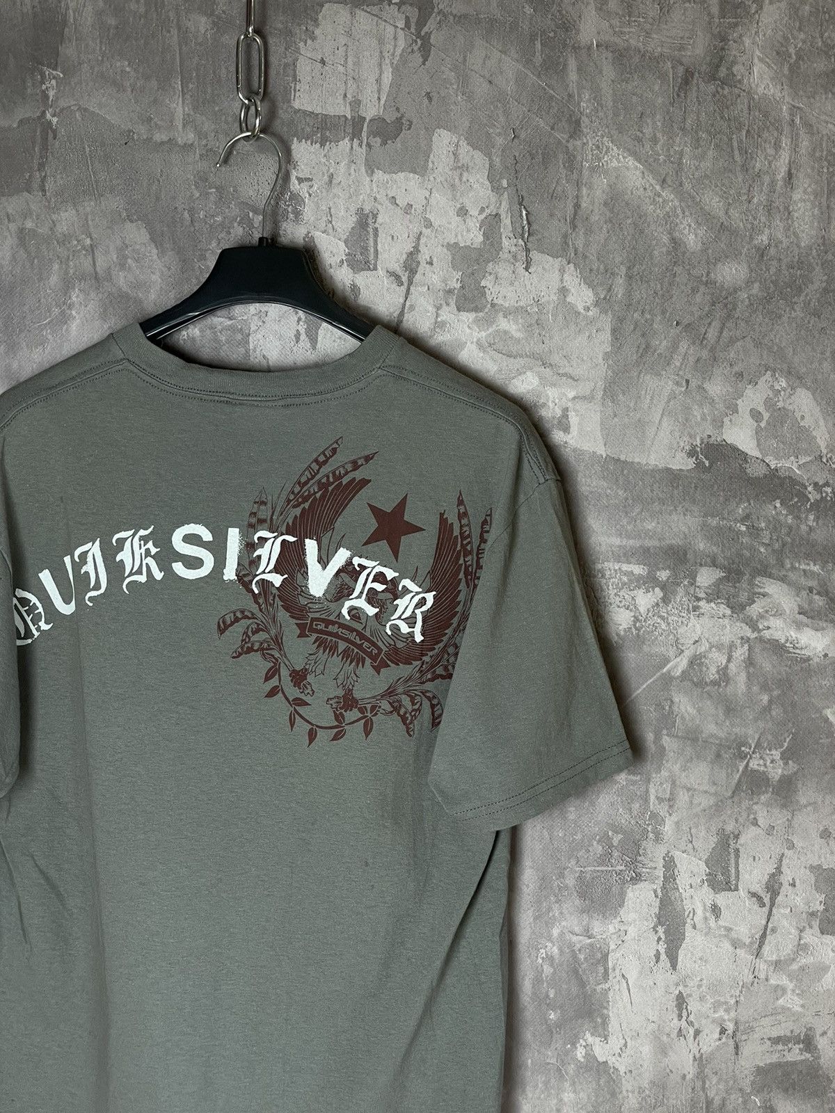 Quicksilver × Quiksilver × Vintage Vintage QUIKSILVER PUNK PRINT T shirt Graphic surf teeY2K Size US S / EU 44-46 / 1 - 4 Thumbnail