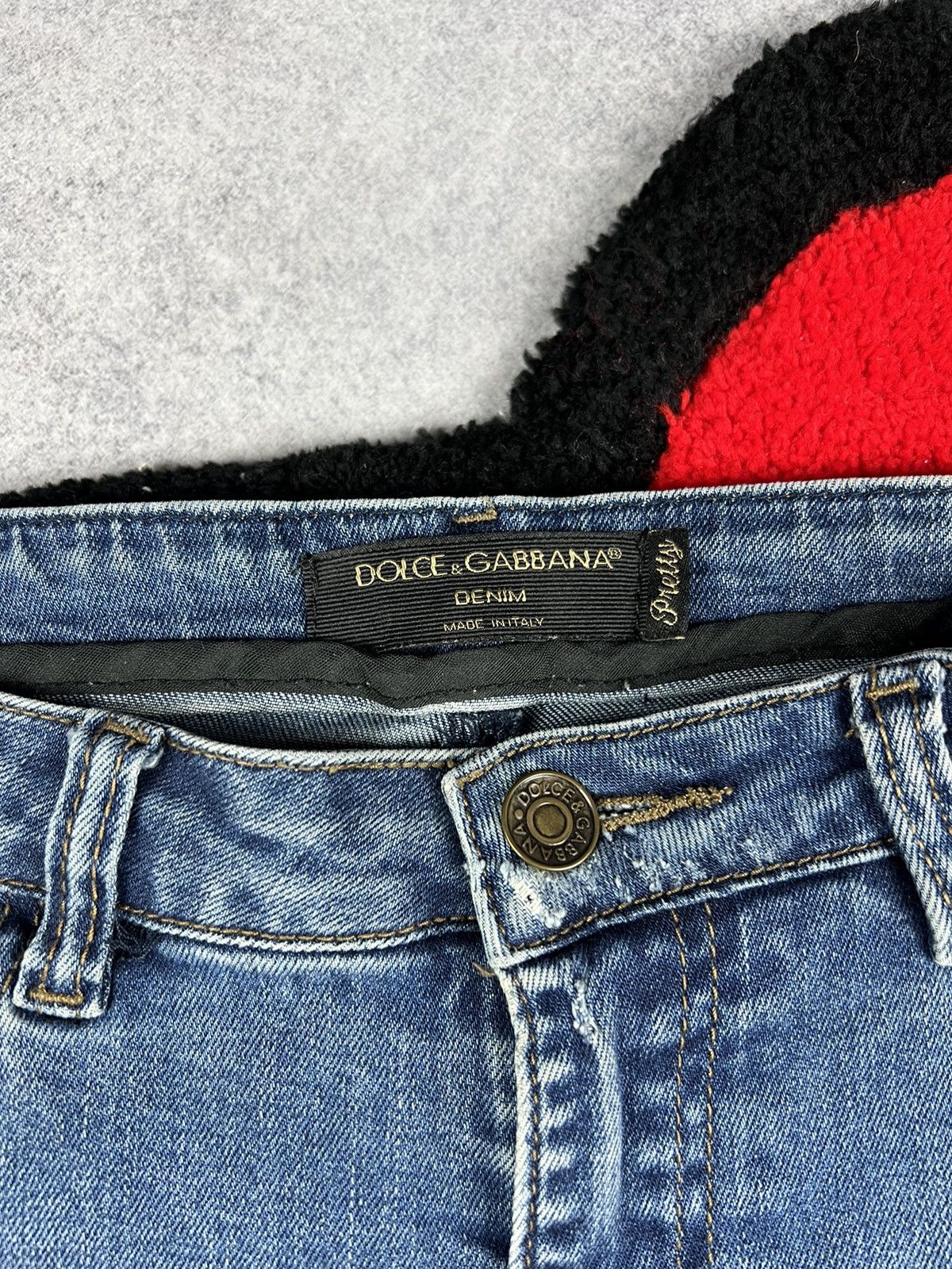 Dolce & Gabbana Vintage D&G Italy Dolce&Gabbana Luxury Denim Jeans Size 25" / US 0 / IT 36 - 7 Thumbnail