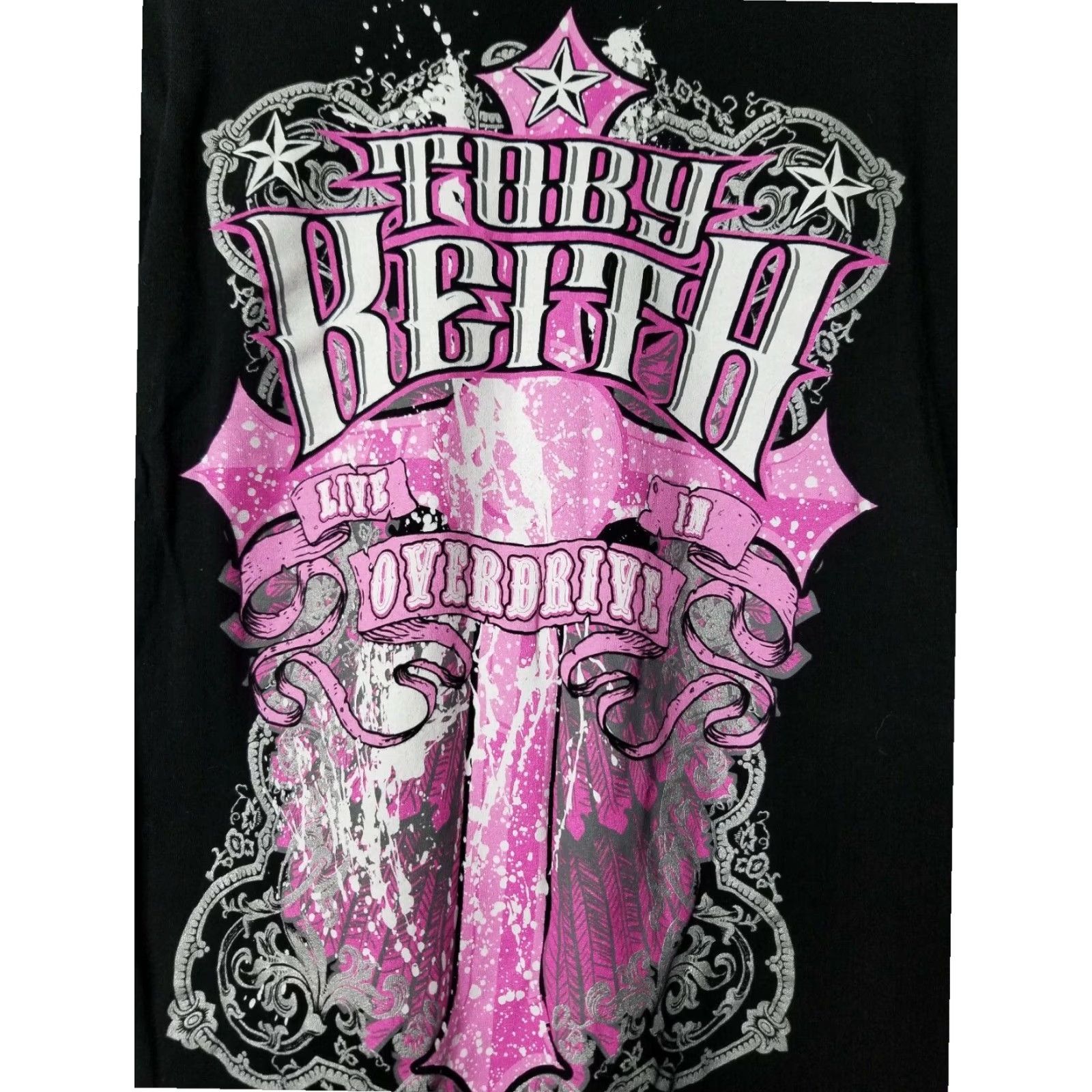 Olive Toby Keith Concert T Shirt Womens Black Graphic Tee L Size L / US 10 / IT 46 - 3 Thumbnail