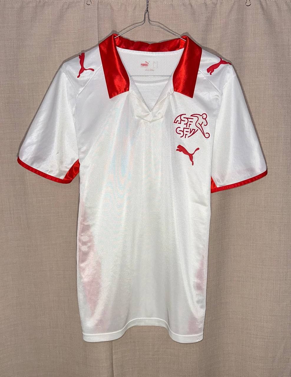 Puma Switzerland 2008 2010 Away Football Shirt Jersey Suisse Size US S / EU 44-46 / 1 - 1 Thumbnail