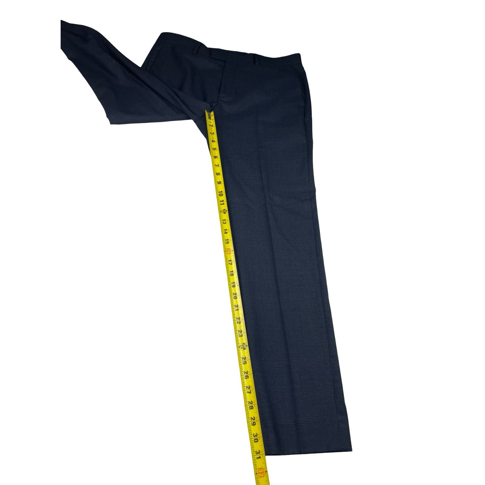 Banana Republic Banana Republic Men's Smart Weight Slim Fit Wool Suit Blue P Size 40L - 17 Thumbnail