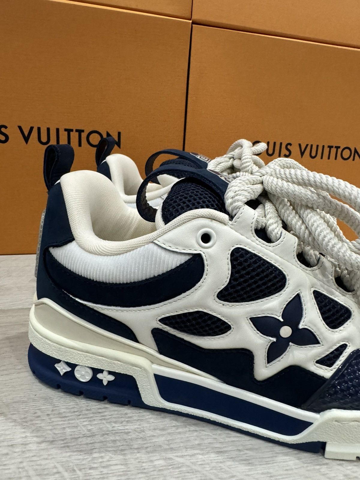 Louis Vuitton LOUIS VUITTON SKATE SNEAKER MARNIE BLUE Size US 8 / EU 41 - 4 Thumbnail
