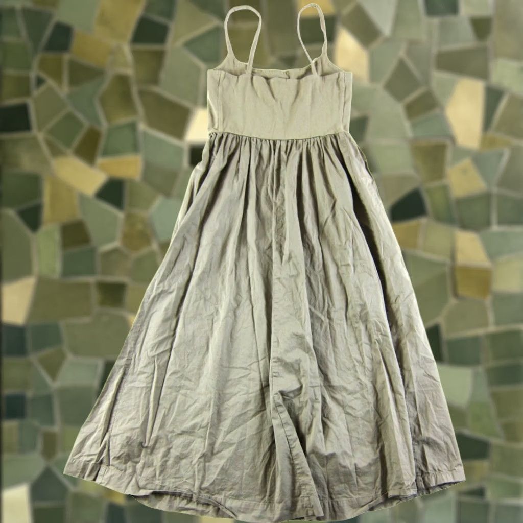Old Navy Old Navy Khaki Brown Cotton Empire Waist Midi Tank Sun Dress Women Size S Size S / US 4 / IT 40 - 1 Thumbnail