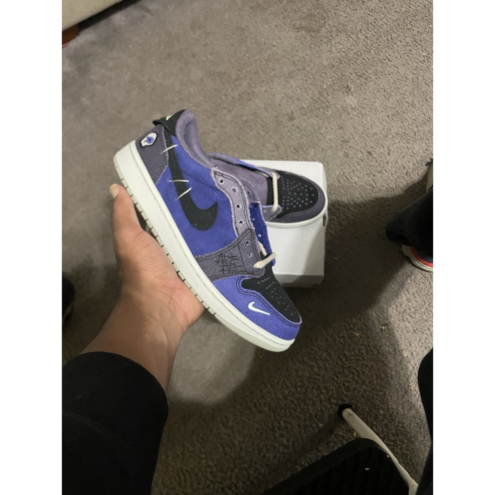 Jordan Brand Size 8- Air Jordan Retro 1 Low Zion Williamson Voodoo Magic Size US 8 / EU 41 - 1 Thumbnail
