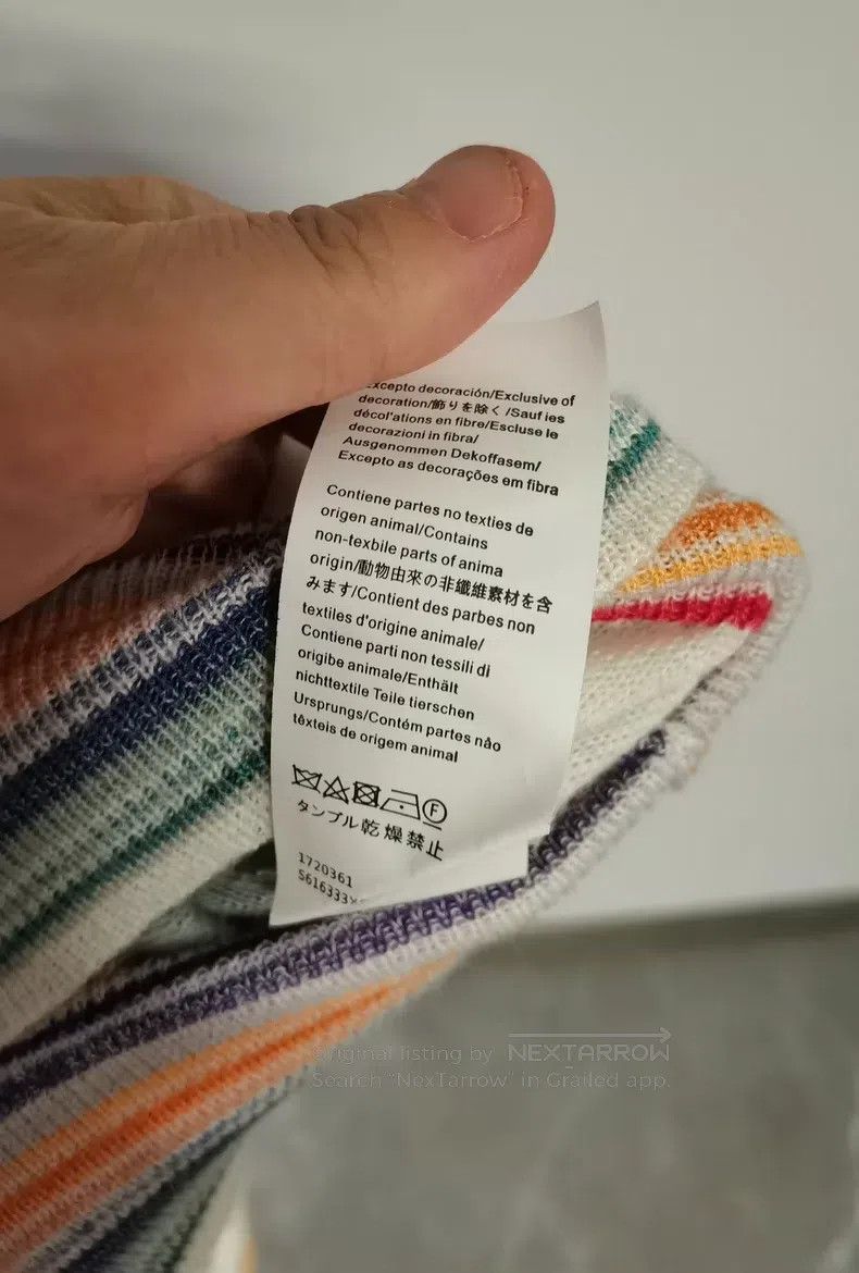 Loewe Loewe Rainbow striped linen cardigan Size M / US 6-8 / IT 42-44 - 5 Thumbnail