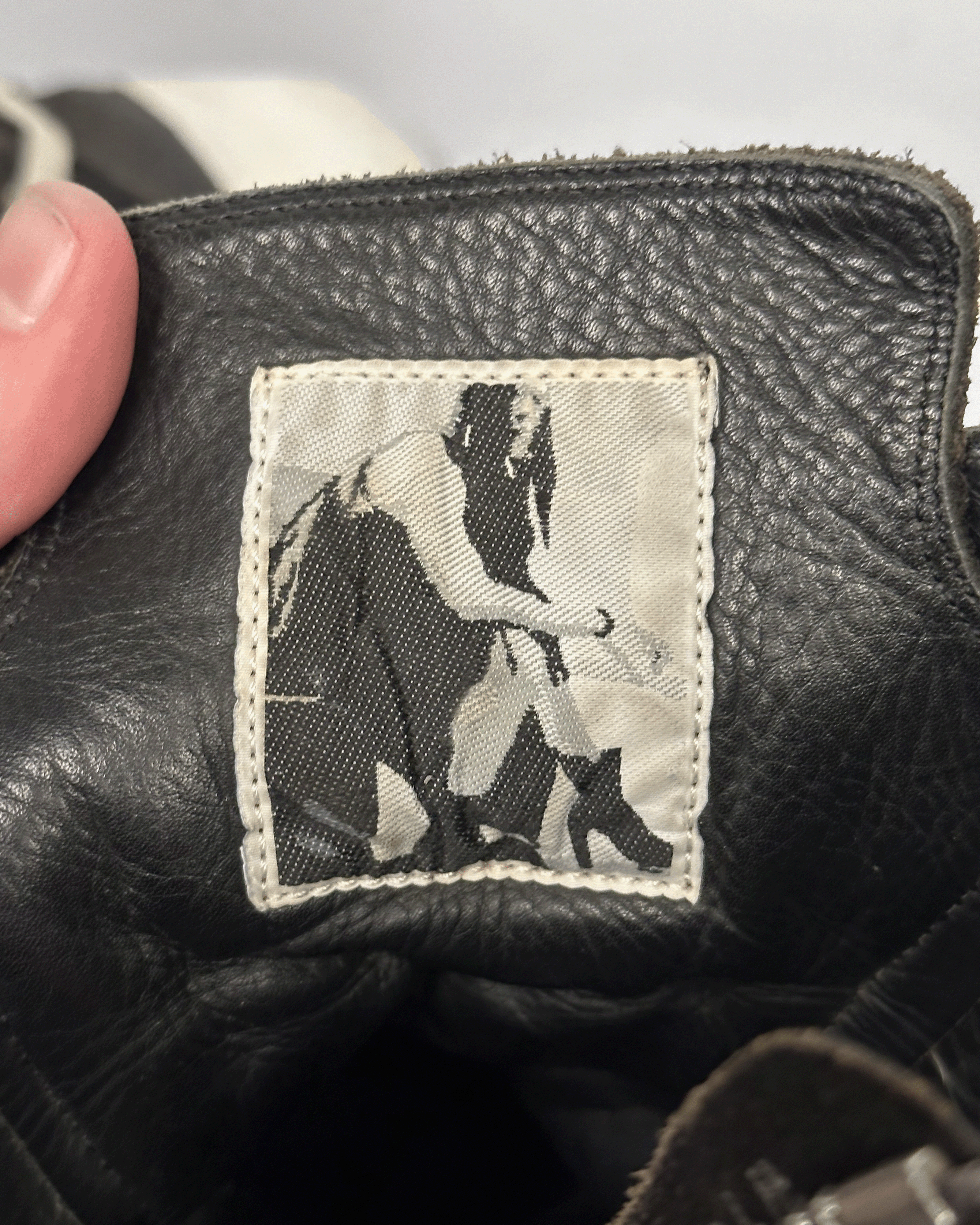 Rick Owens Rick Owens Reverse Leather High Ramones Size US 8 / EU 41 - 9 Thumbnail
