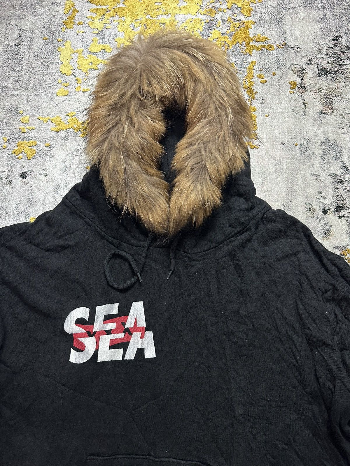 If Six Was Nine WIND AND SEA XXX FUR HOODIE BOXY GOTHIC LGB WINTER STYLE Size US XL / EU 56 / 4 - 3 Thumbnail