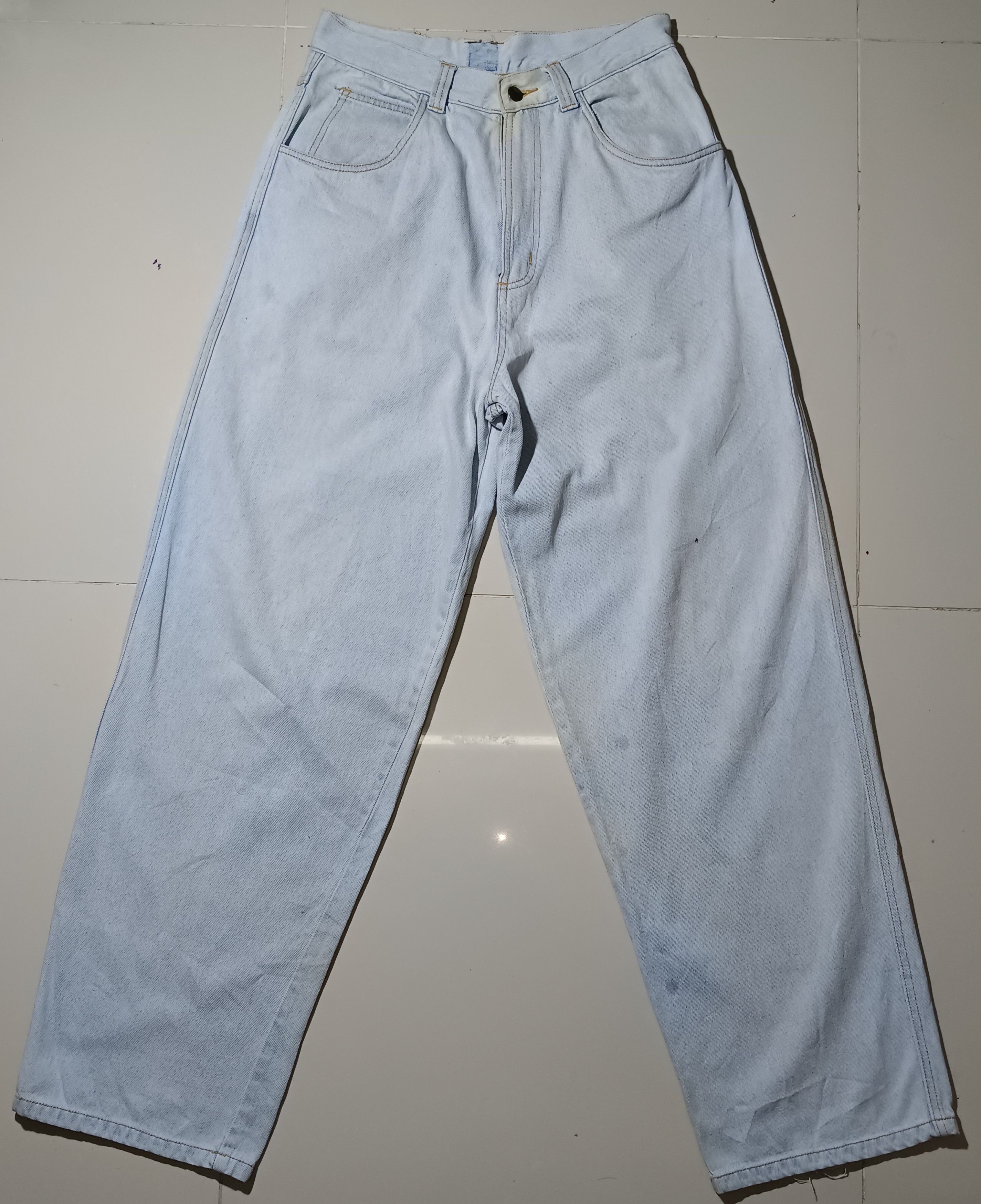 Vintage Vintage Bronze Age Baggy Mud Wash Sun Faded Skate Denim Size US 30 / EU 46 - 6 Thumbnail