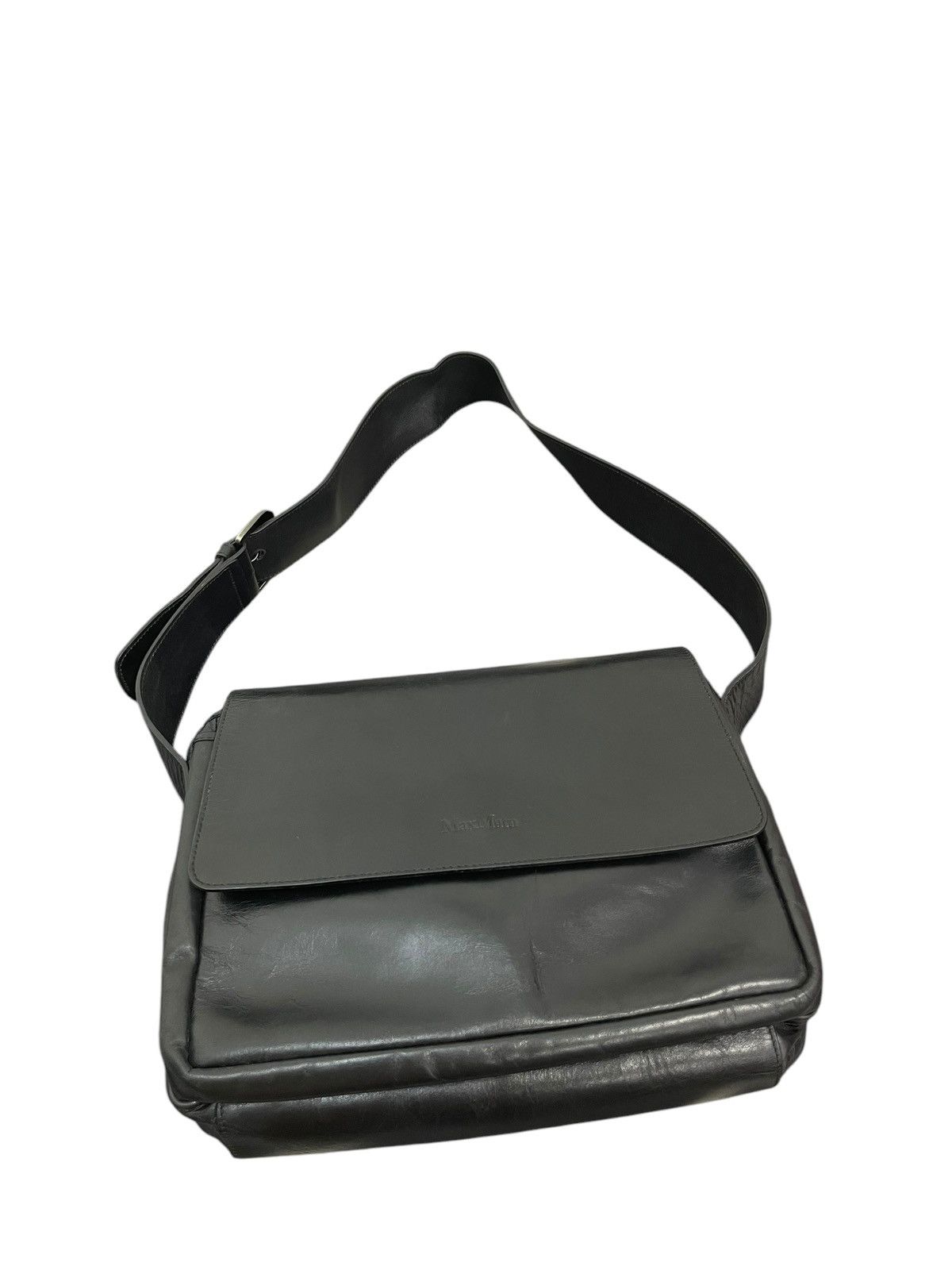 Genuine Leather Full Leather Max Mara Italy Shoulder Bag 1🟩9 Size ONE SIZE - 5 Thumbnail