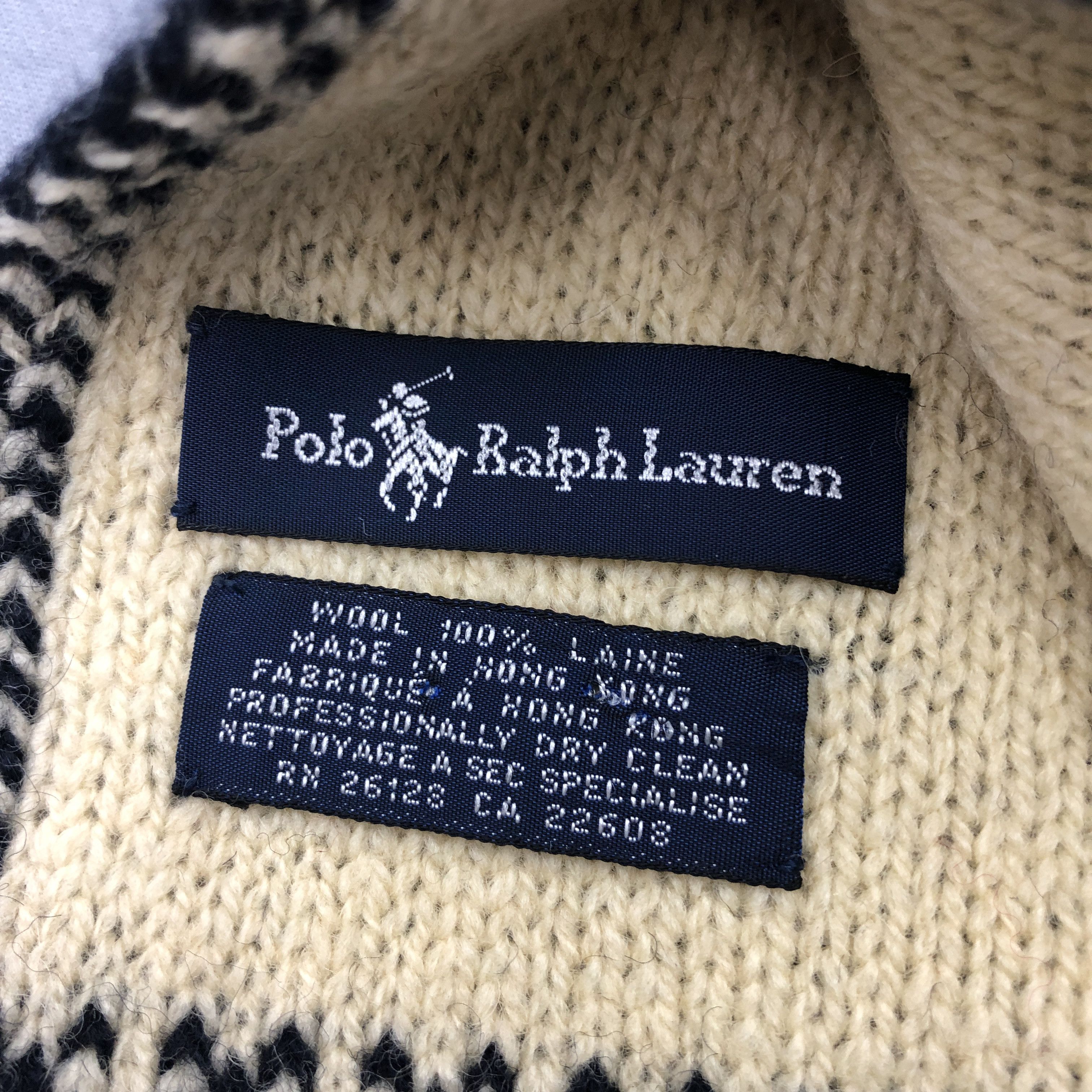 Polo Ralph Lauren Vintage Polo Ralph Lauren Scarf Muffler Wool Knit Winter Size ONE SIZE - 5 Thumbnail