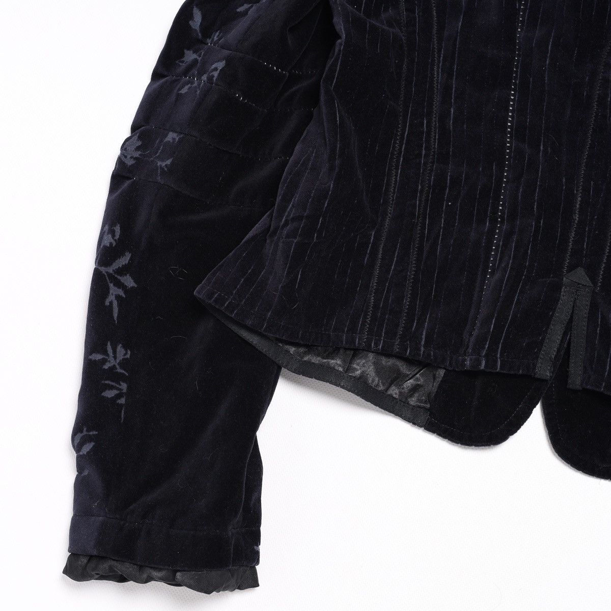 Marithe + Francois Girbaud Marithe Francois Girbaud Velvet Velour Blazer Avantgarde Size S / US 4 / IT 40 - 8 Thumbnail