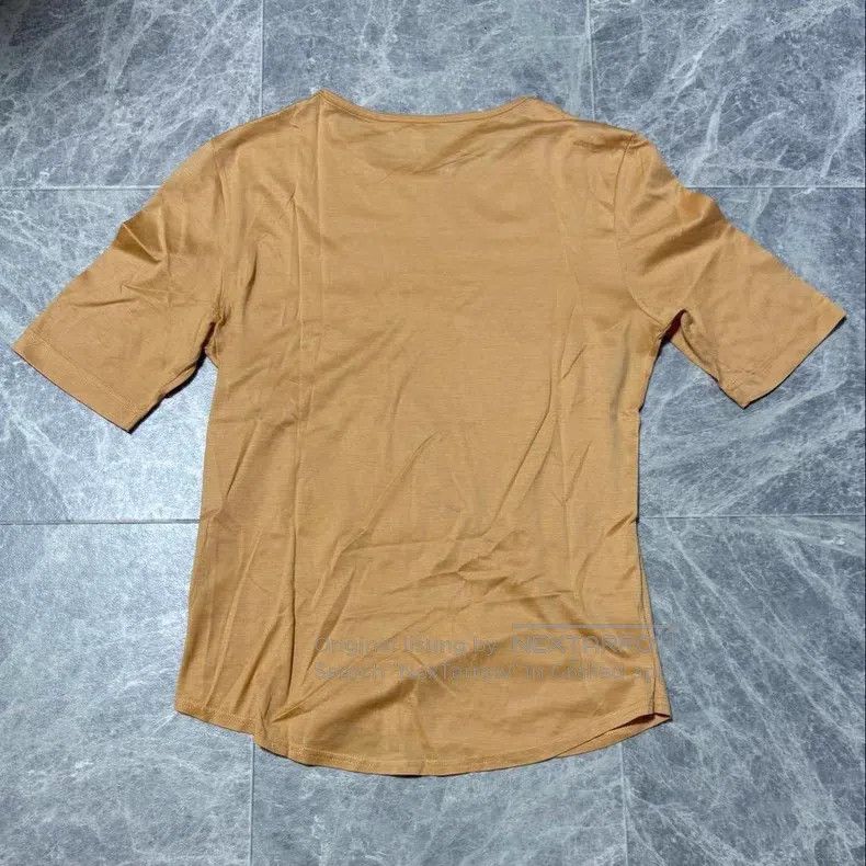 Hermes Hermes Cartier Logo Embroidered T-Shirt M Orange Size M / US 6-8 / IT 42-44 - 2 Thumbnail
