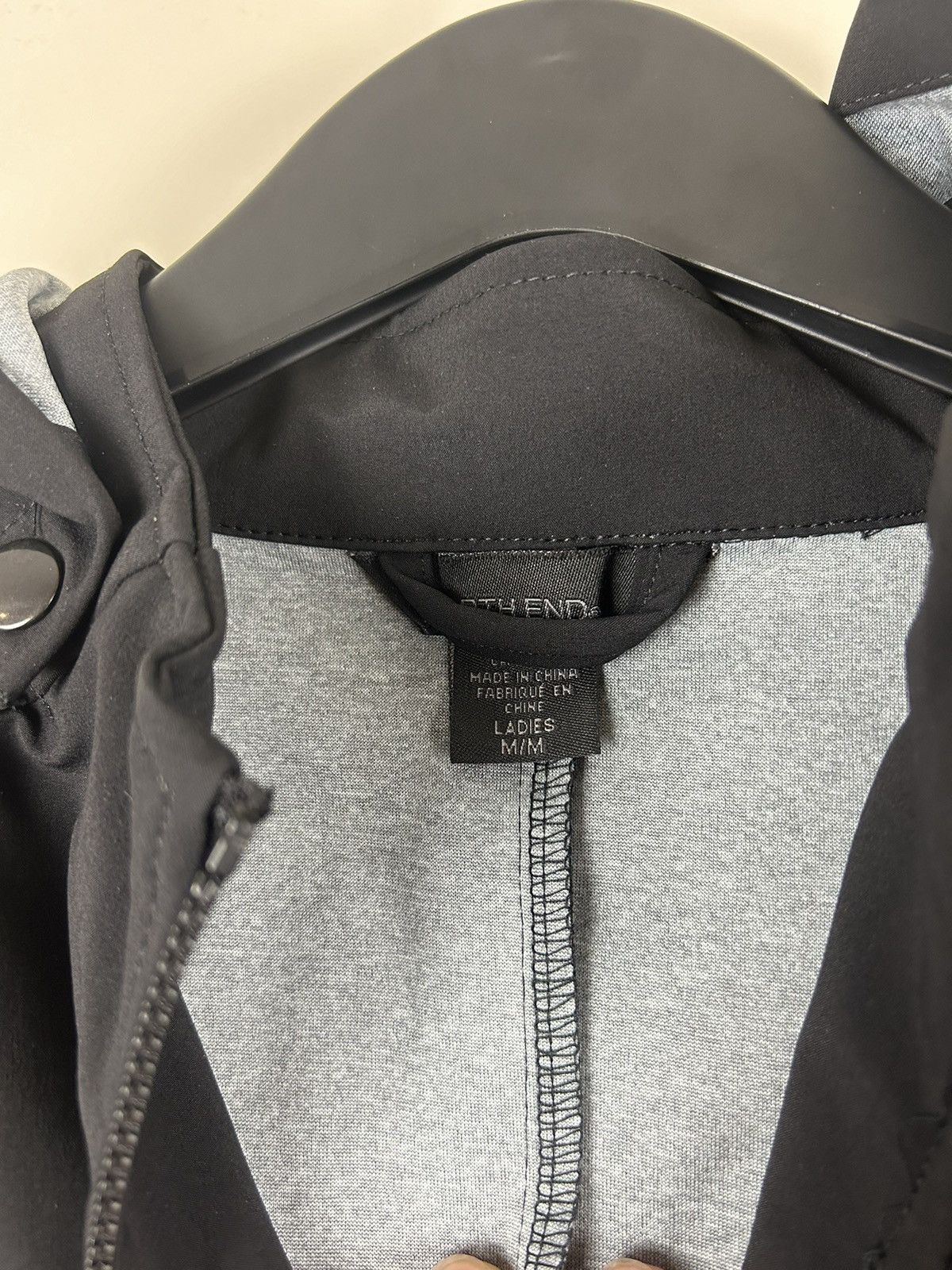 Vintage North End Soft Shell Medium Black Women Size M / US 6-8 / IT 42-44 - 2 Thumbnail
