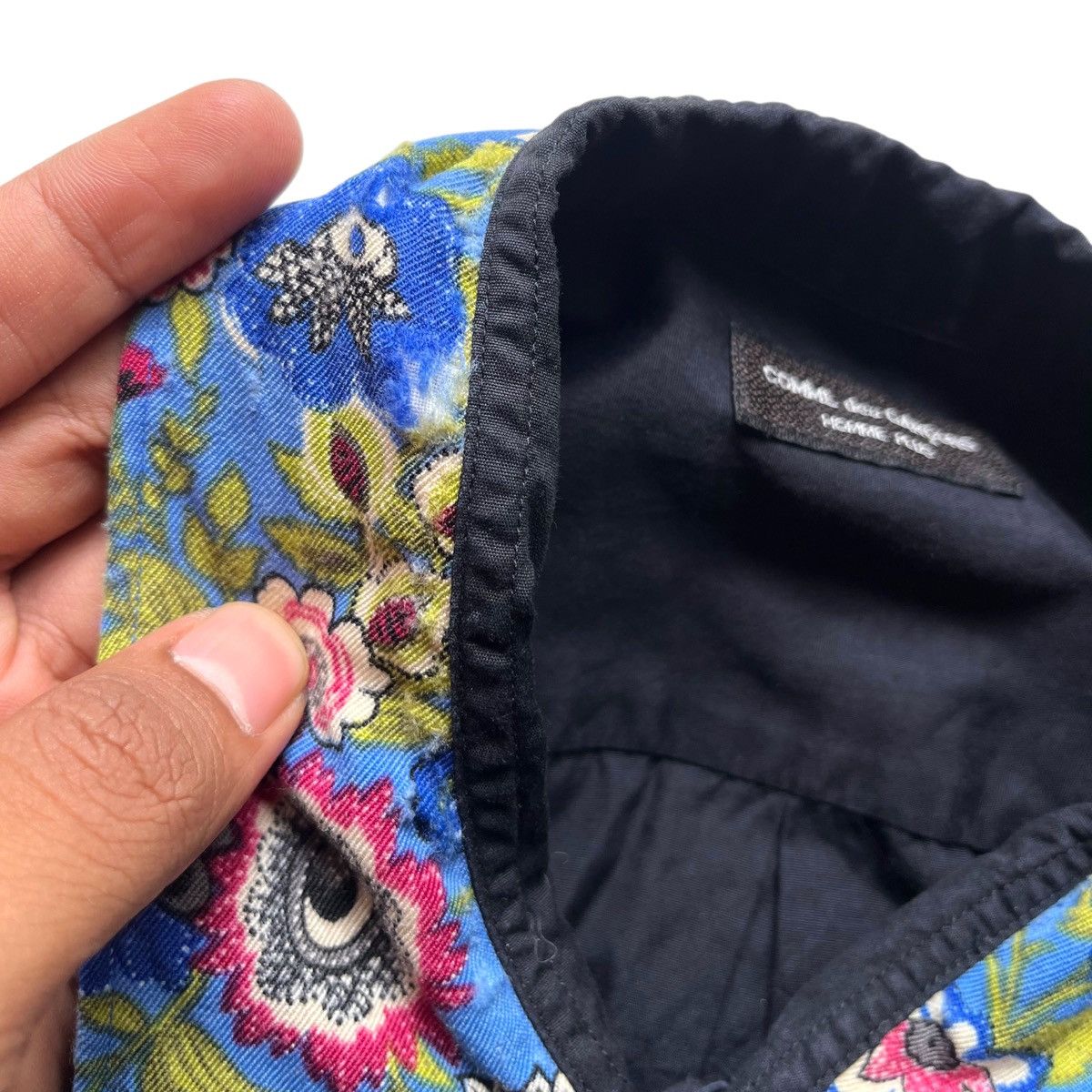 Comme des Garcons 1990s Junya Watanabe Comme des Garcons Black Flowers Shirt Size US L / EU 52-54 / 3 - 13 Thumbnail