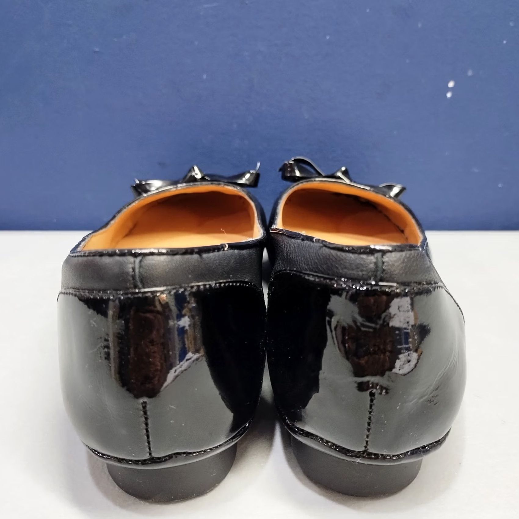 Naturalizer Naturalizer Sweeney Ballet Flats Womens Size 9W Black Leather Decorative Bow Flats Size US 9 / IT 39 - 6 Thumbnail