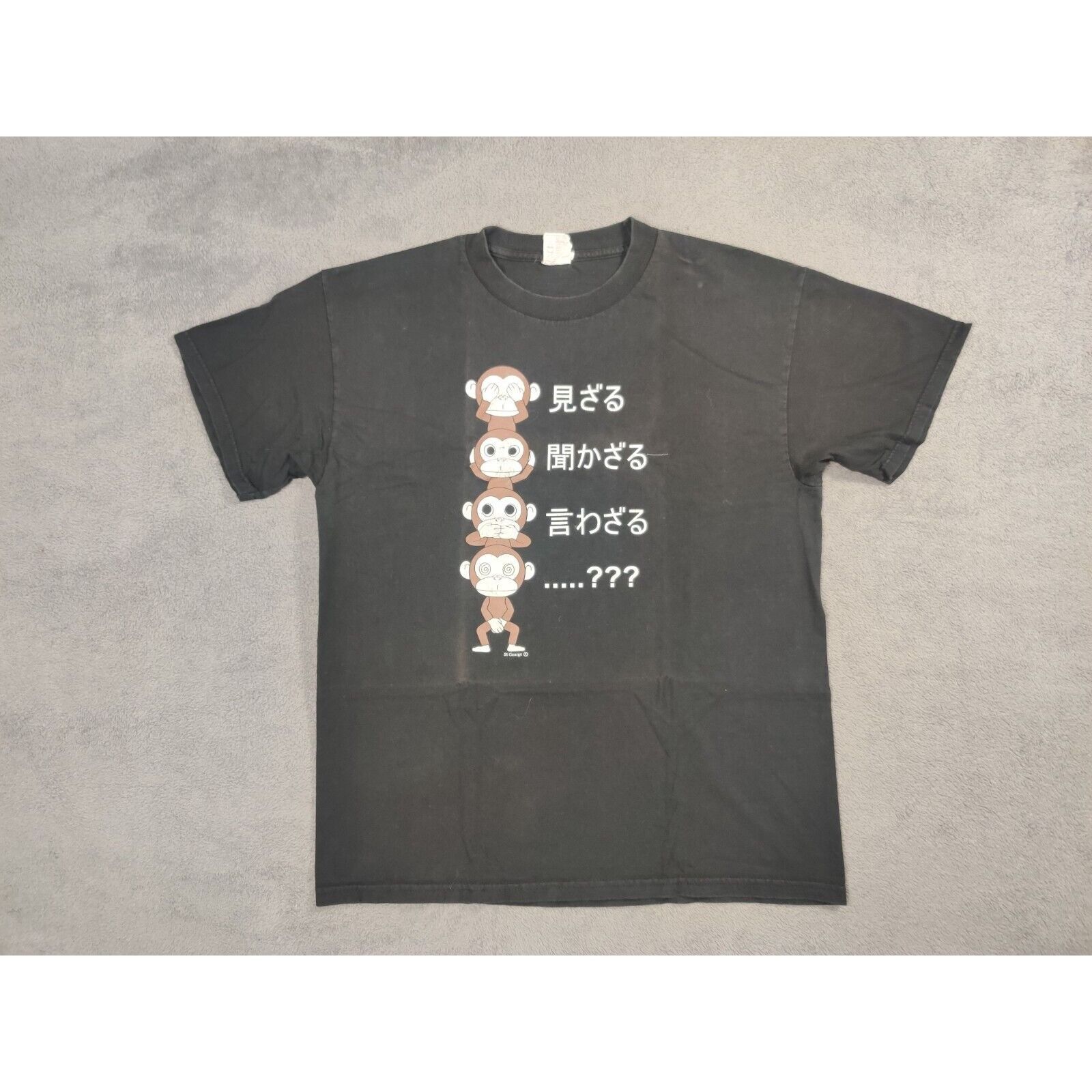 Alstyle Novelty Shirt Adult Mens Large Black Evil Size US L / EU 52-54 / 3 - 1 Thumbnail