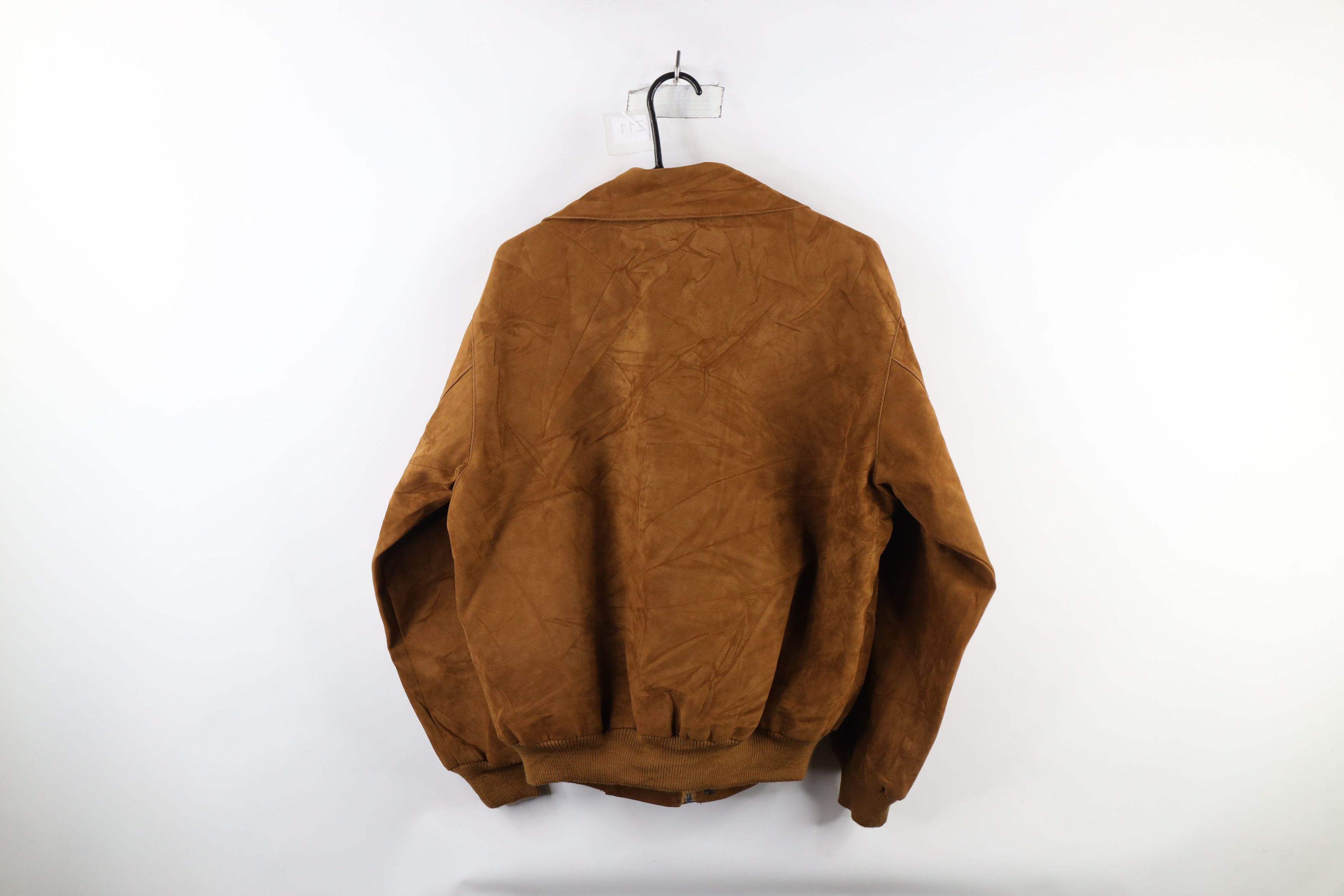 Vintage Vintage 90s Streetwear Full Zip Flight Bomber Jacket Size US L / EU 52-54 / 3 - 10 Thumbnail