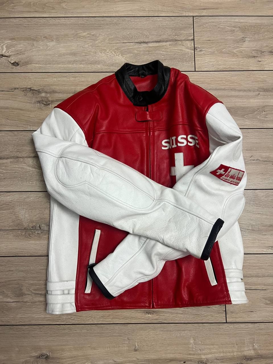 Other Motorcycle Bikers World Swiss Suisse Leather Jacket 2XL Size US XXL / EU 58 / 5 - 9 Thumbnail