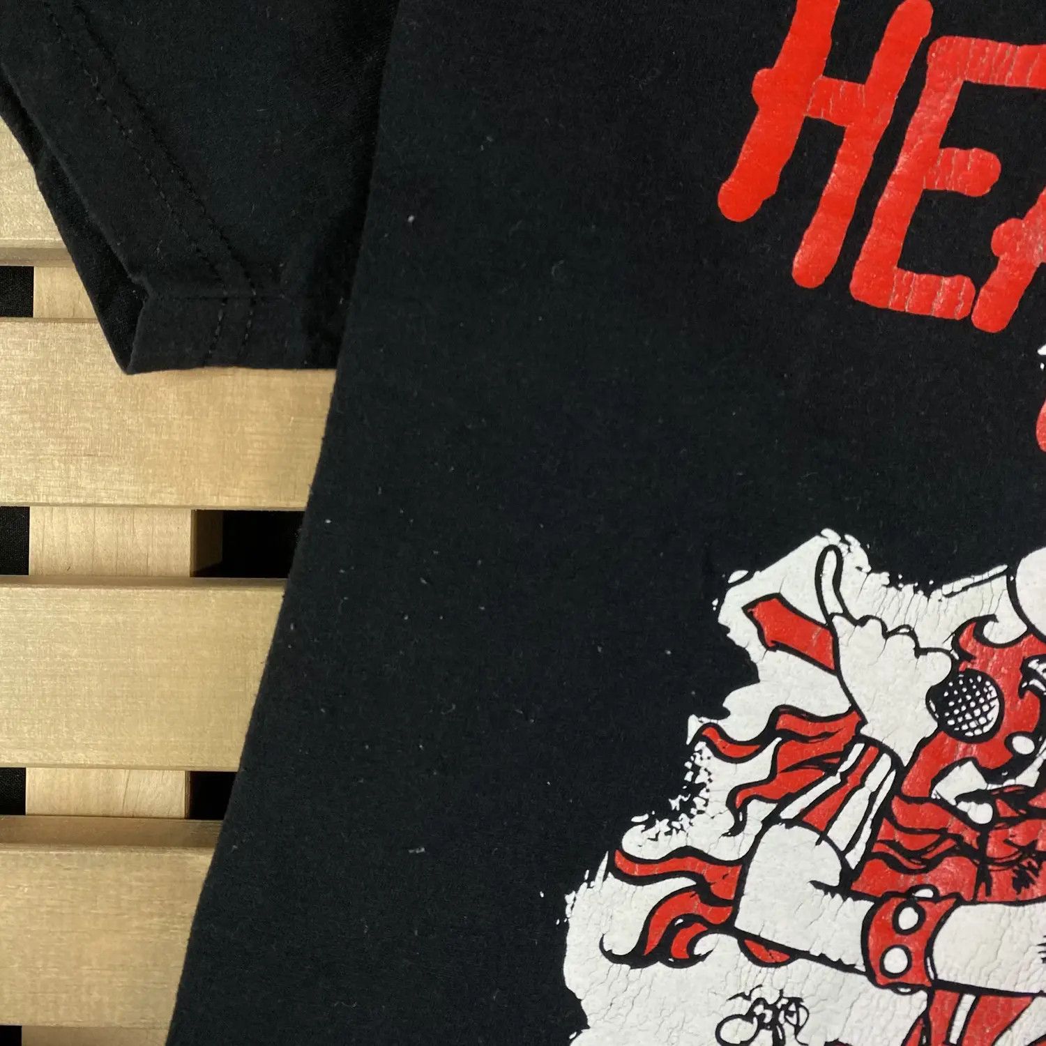 Band Tees Mens Vintage T Shirt Headbangers United Size L Size US L / EU 52-54 / 3 - 5 Thumbnail
