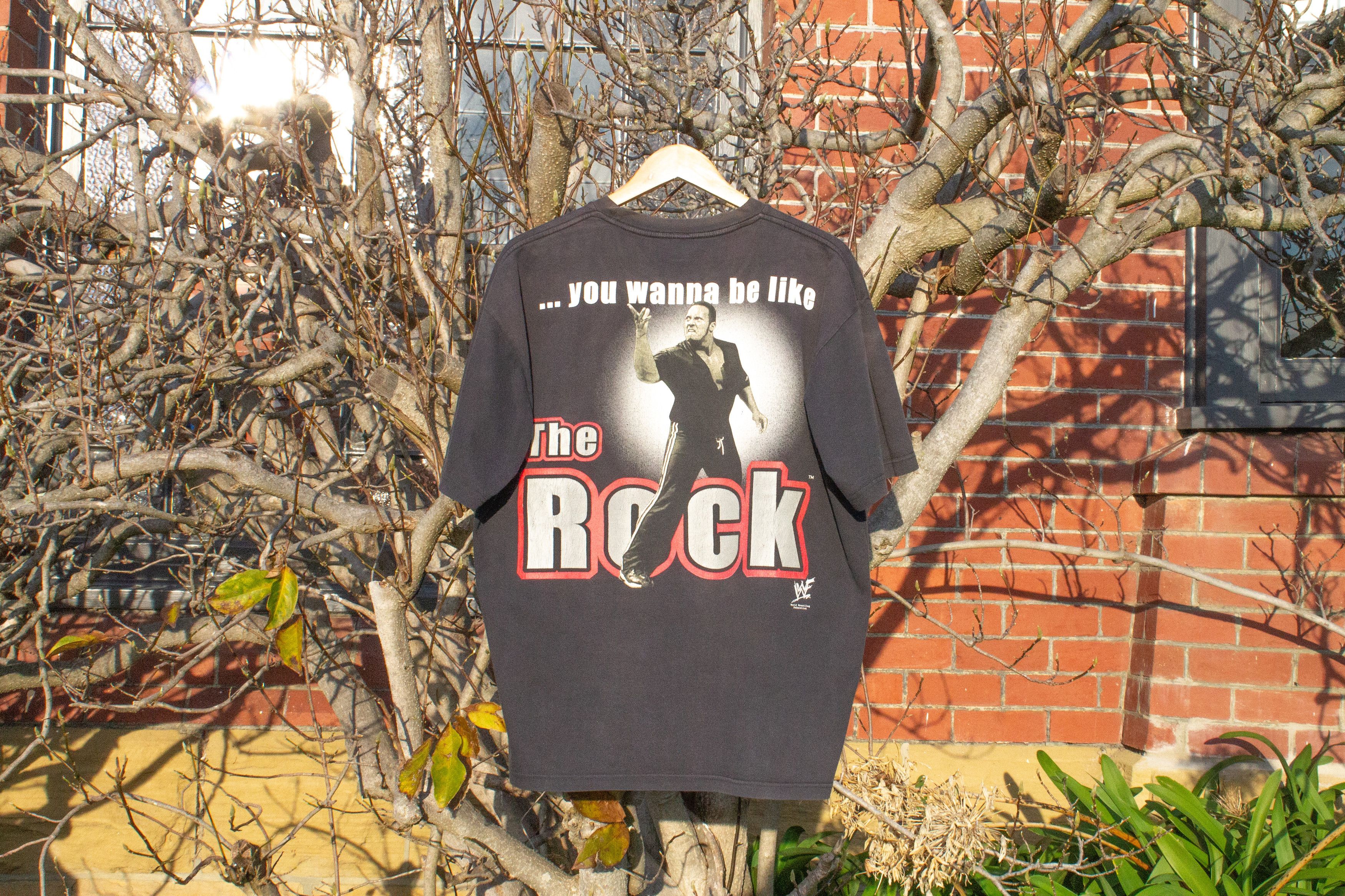 90's THE ROCK - Dwayne Johnson WWF T-Shirt