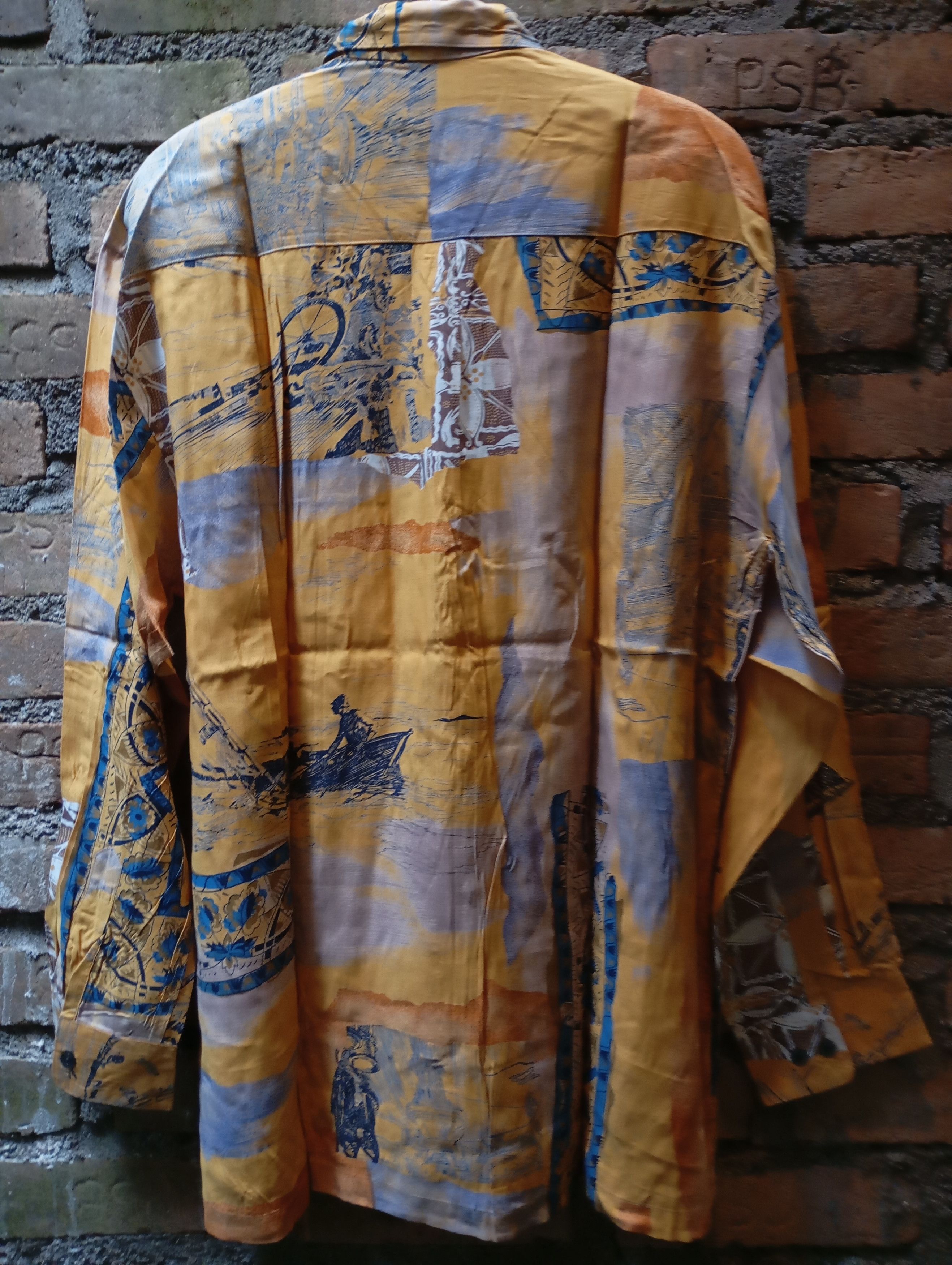Guy Laroche Guy Laroche Long Sleeve Full Print Shirts Size US L / EU 52-54 / 3 - 3 Thumbnail
