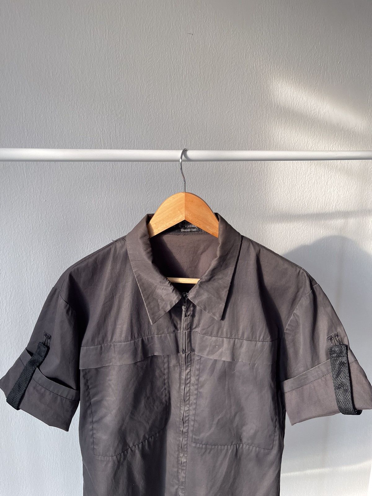 If Six Was Nine × Le Grande Bleu (L.G.B.) × Yasuyuki Ishii Yasuyuki Ishii ‘Exalt Of Violence’ Two Pocket Zip Shirt Size US M / EU 48-50 / 2 - 8 Thumbnail