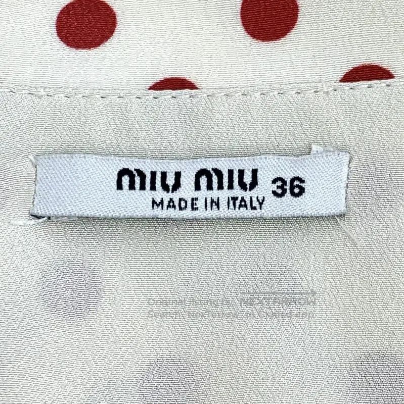 Miu Miu Miu Miu Color-Block Silk Dress for Women . Size XS / US 0-2 / IT 36-38 - 4 Thumbnail