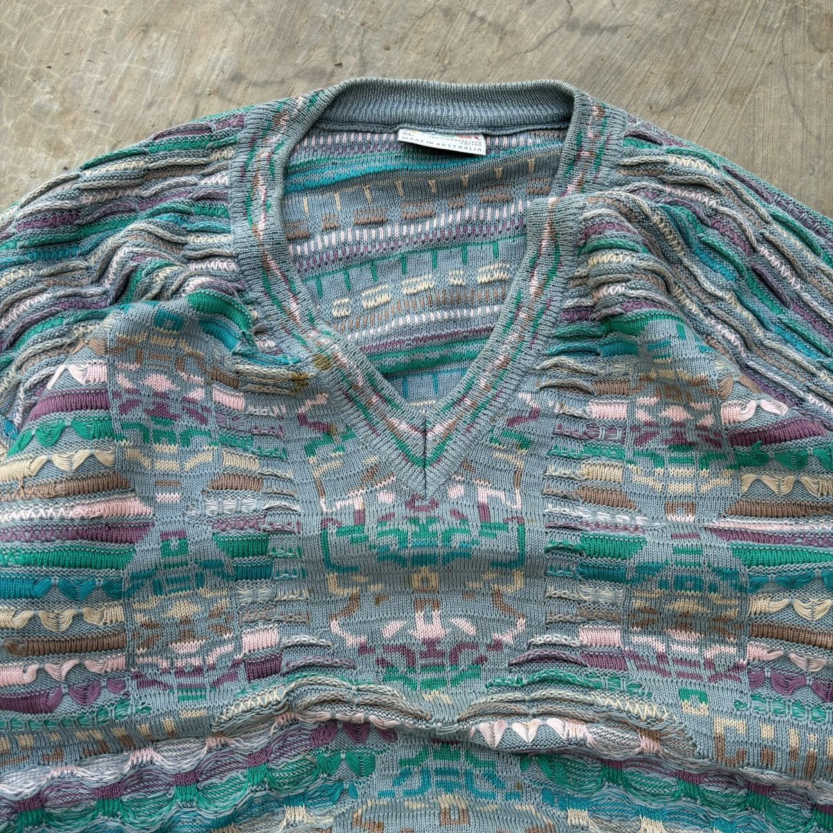 Coogi Crazy Vintage 90s Coogi 3D Knit Sweater Size US XL / EU 56 / 4 - 4 Thumbnail